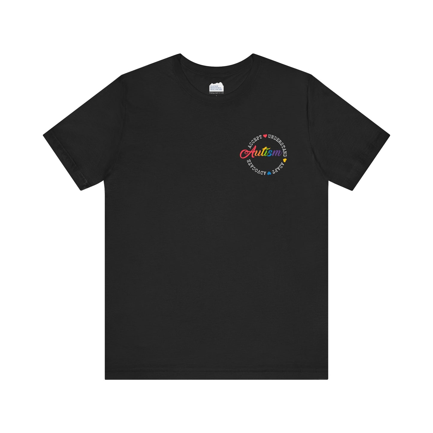 Accept. Understand. Adapt. Advocate. Autism Awareness • Unisex Adult Short Sleeve Tee