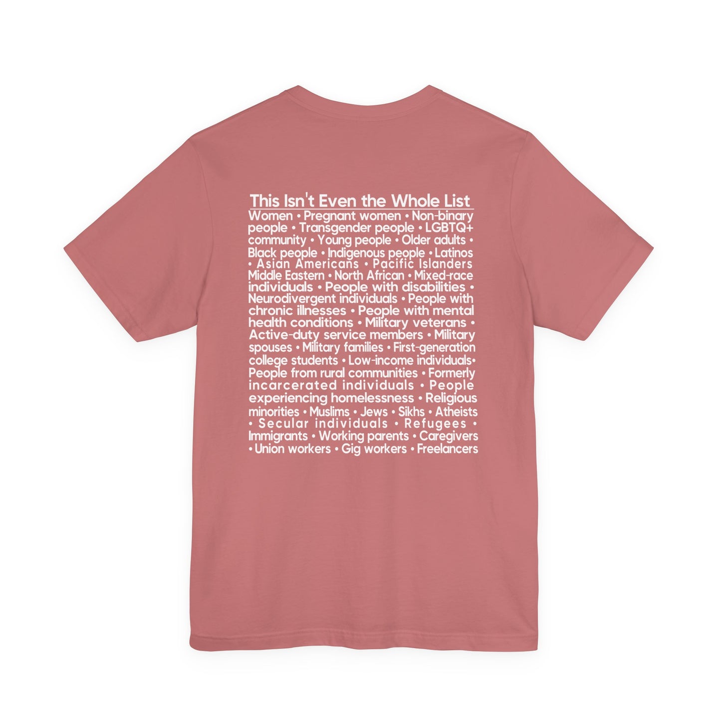 You're Probably DEI Too, Diversity Statement • Unisex Adult Short Sleeve Tee
