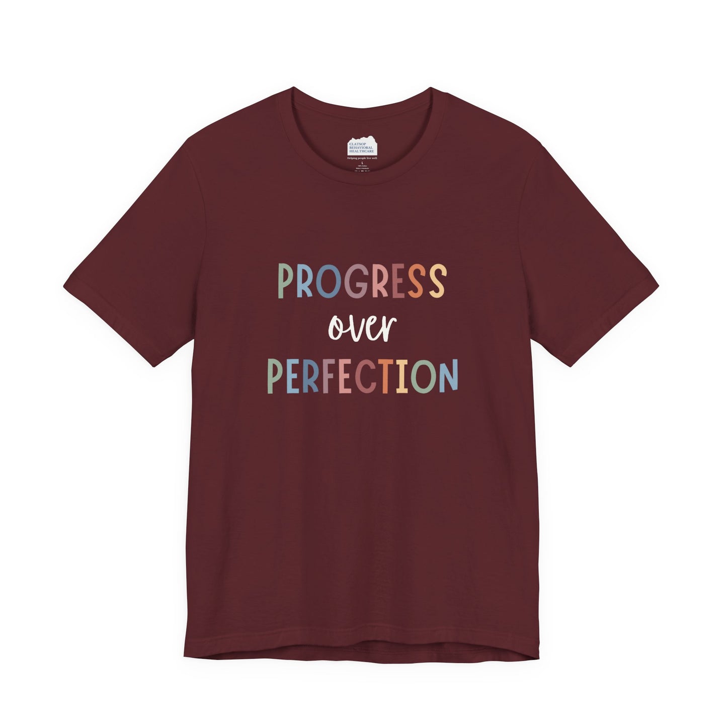 Progress Over Perfection Tee • Unisex Adult Short Sleeve Tee