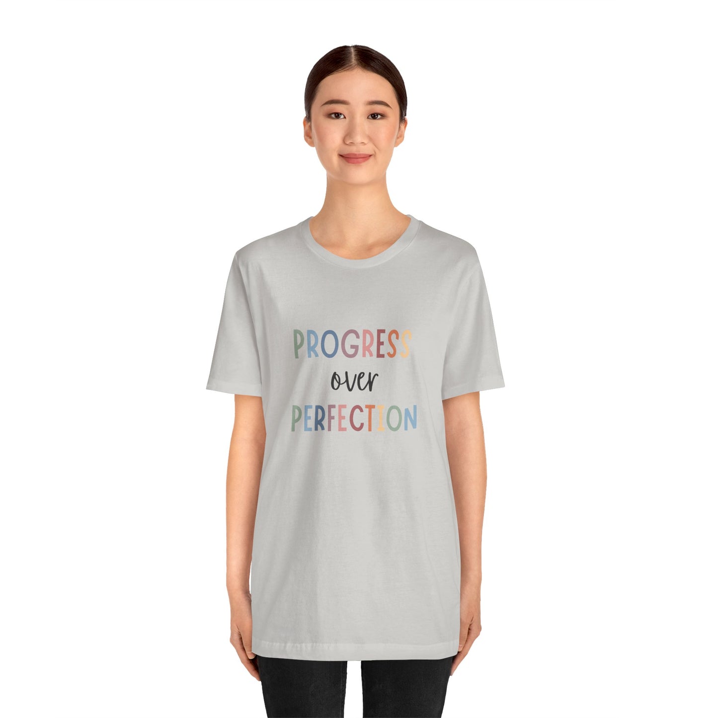 Progress Over Perfection Tee • Unisex Adult Short Sleeve Tee