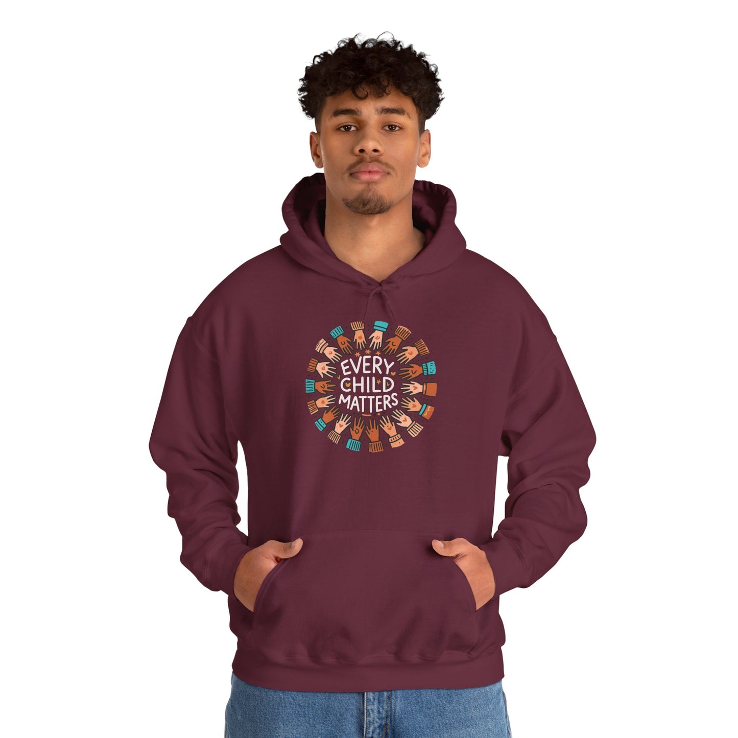 Every Child Matters Diversity Graphic • Unisex Adult Hoodie