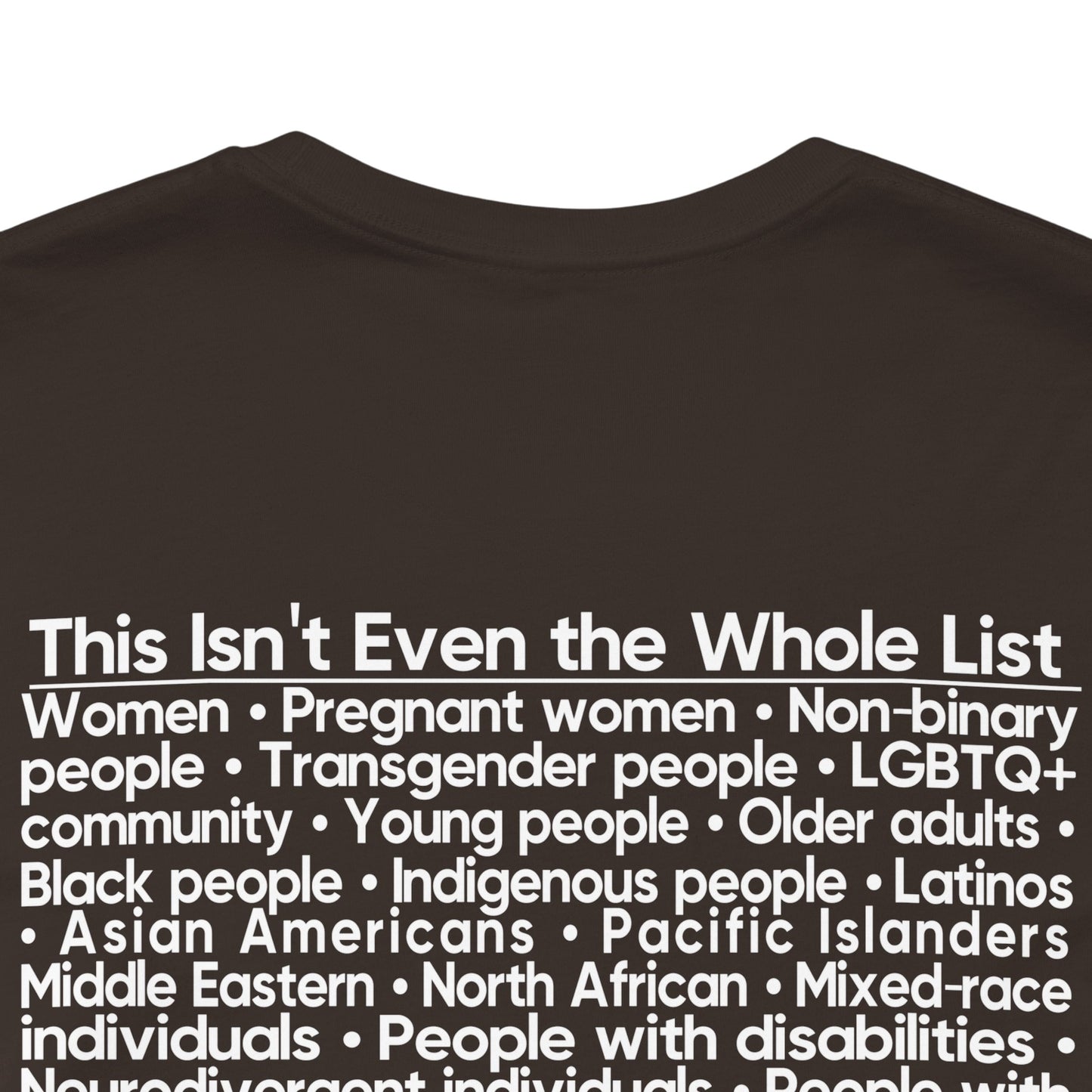 You're Probably DEI Too, Diversity Statement • Unisex Adult Short Sleeve Tee