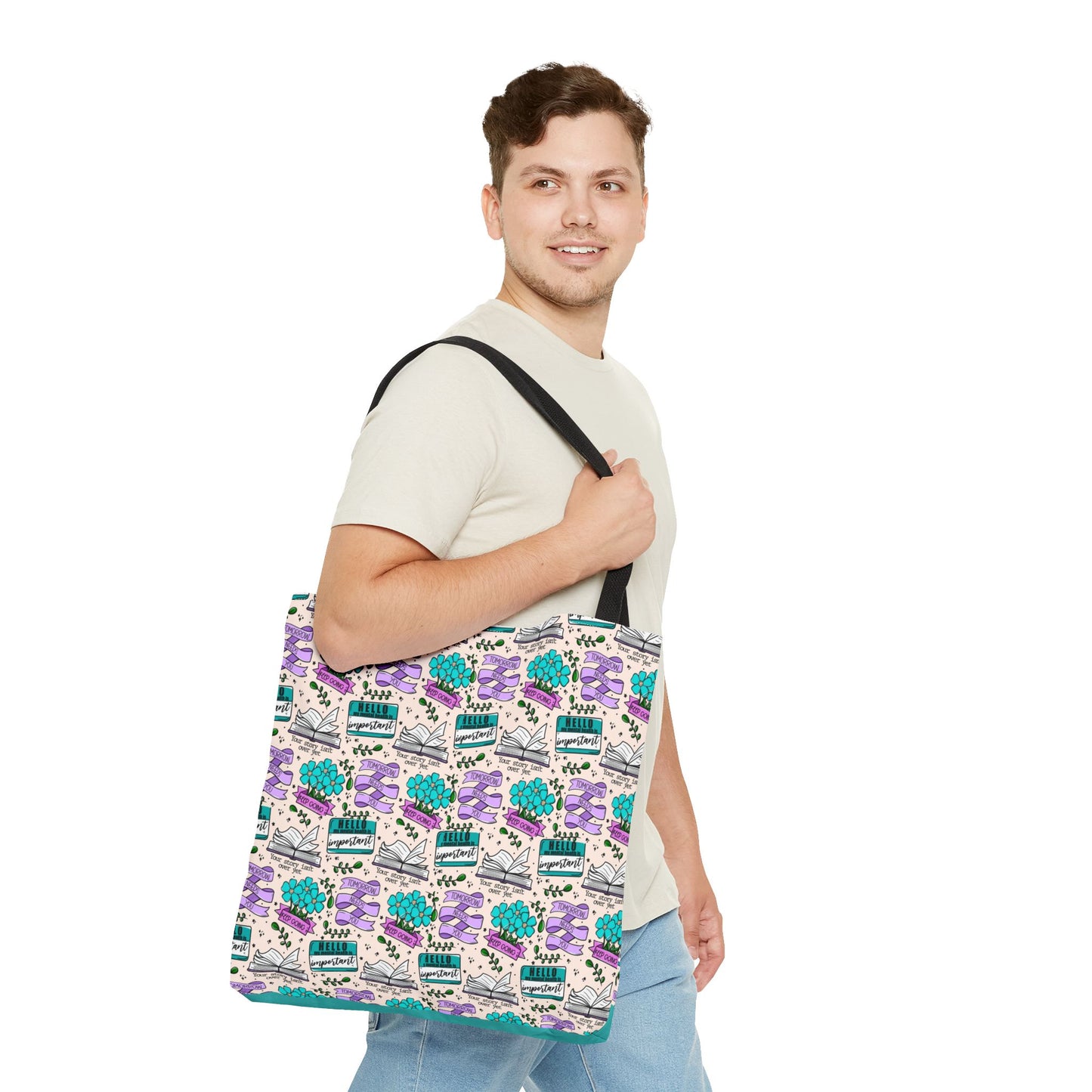 Suicide Prevention Reminder Messages Bag | Eco-Friendly Tote Bag