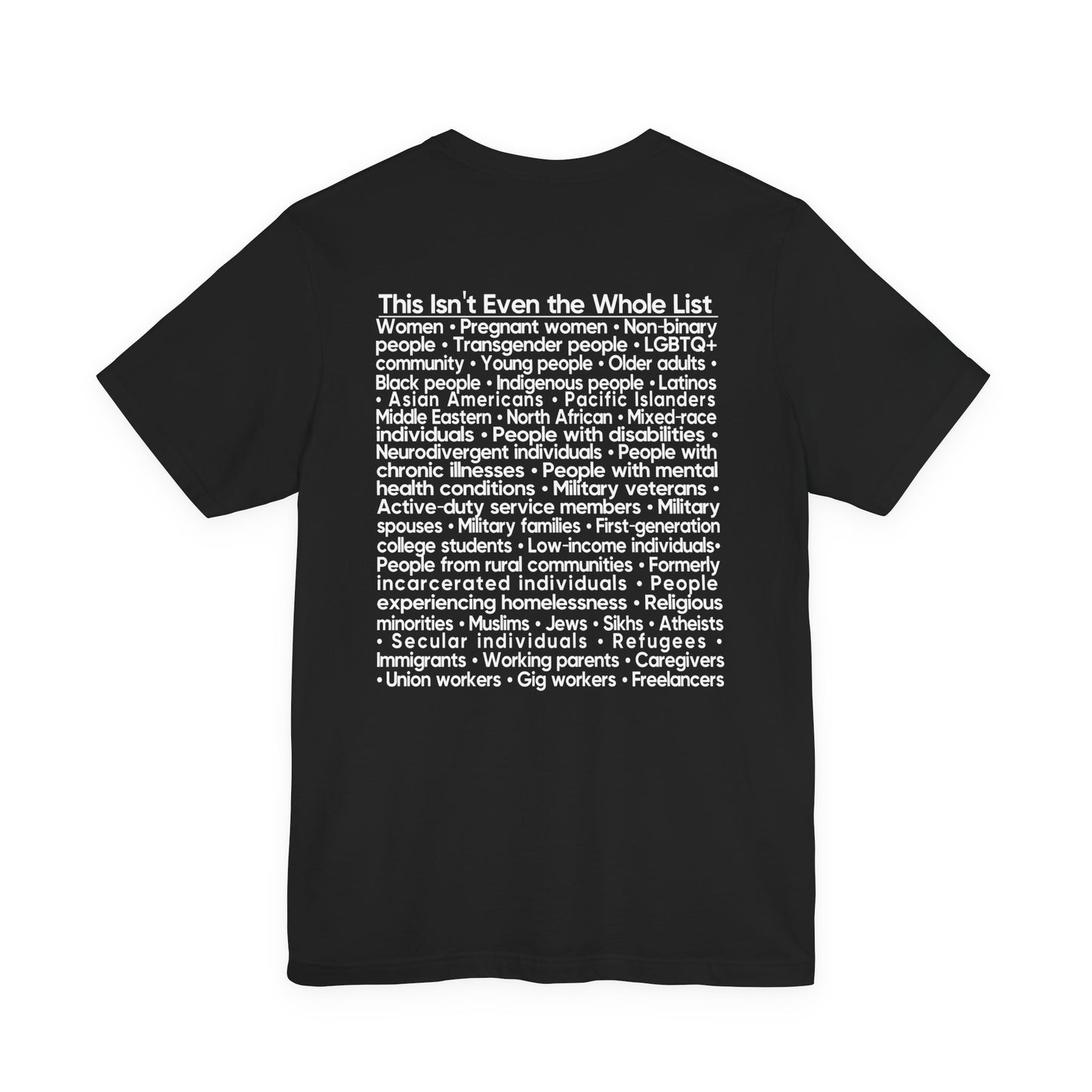 You're Probably DEI Too, Diversity Statement • Unisex Adult Short Sleeve Tee
