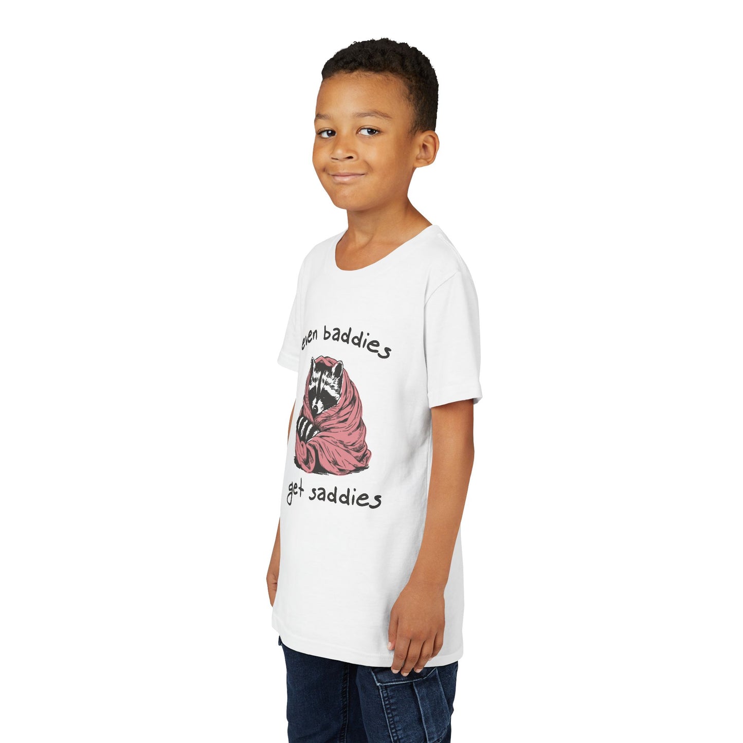 Even Baddies Get Saddies • Unisex Youth Short Sleeve Tee