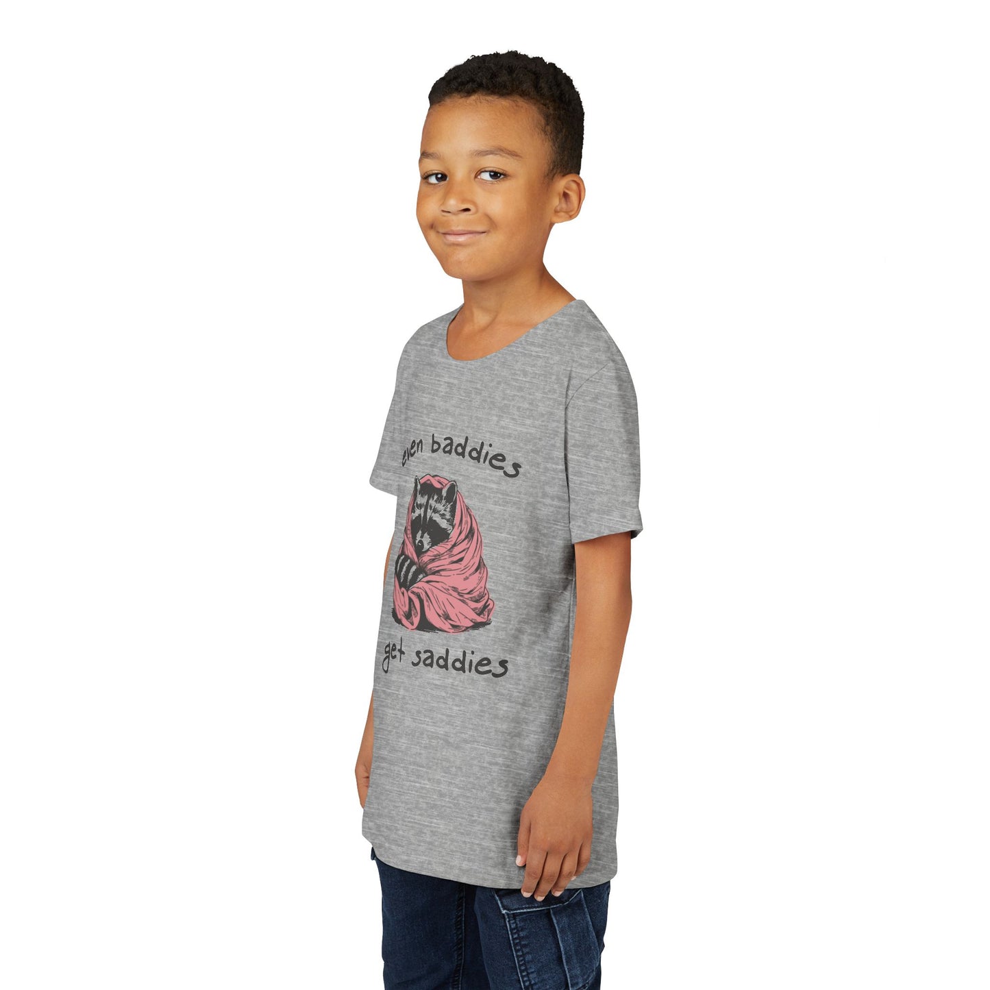Even Baddies Get Saddies • Unisex Youth Short Sleeve Tee