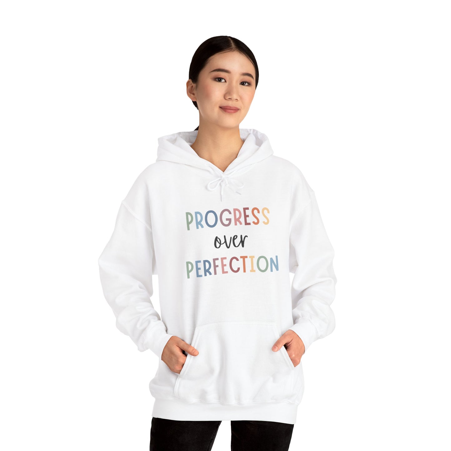 Progress Over Perfection Hoodie - Unisex Adult Hoodie