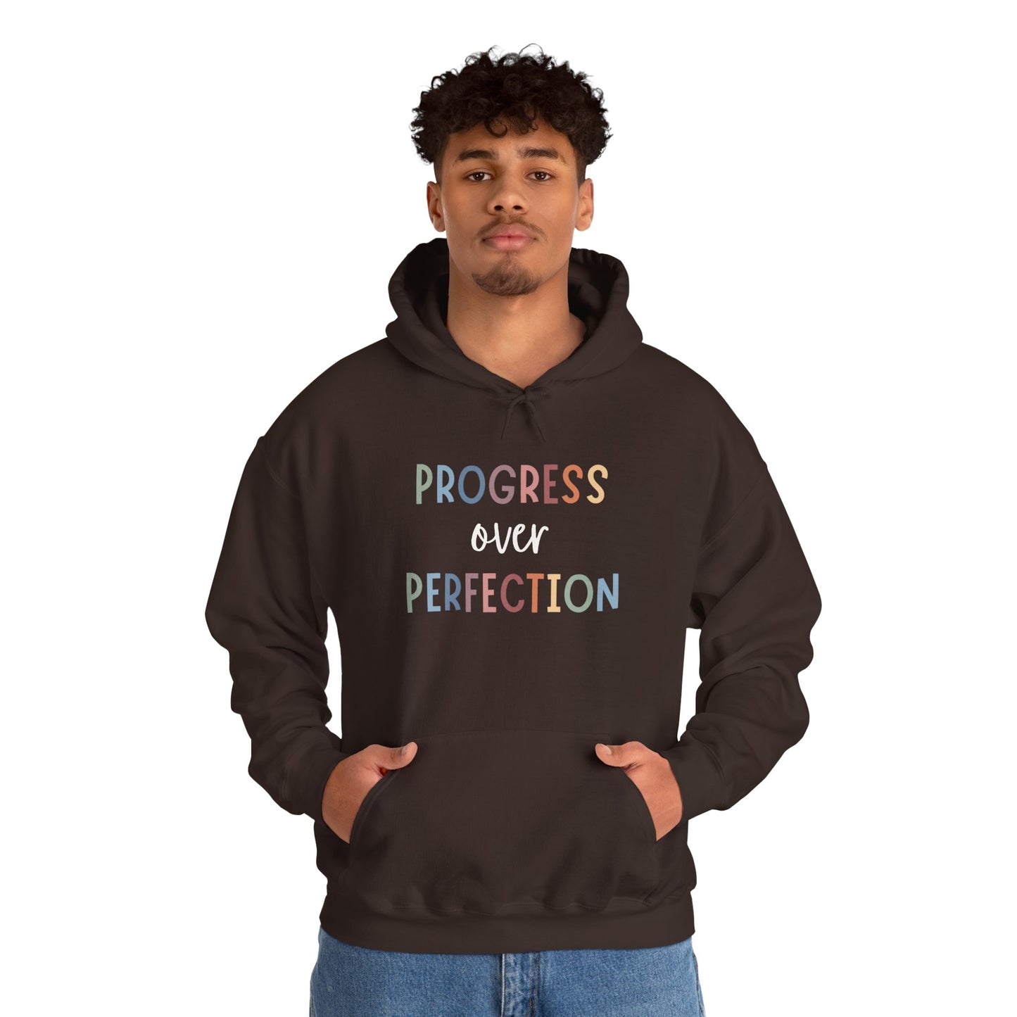 Progress Over Perfection Hoodie - Unisex Adult Hoodie