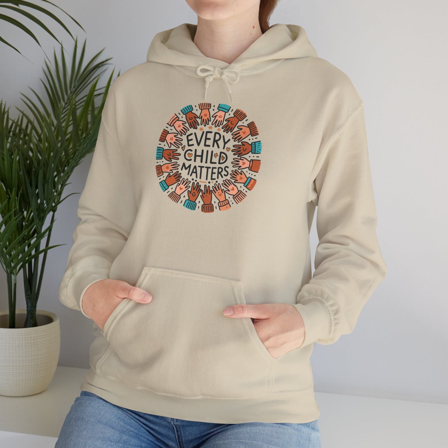 Every Child Matters Diversity Graphic • Unisex Adult Hoodie