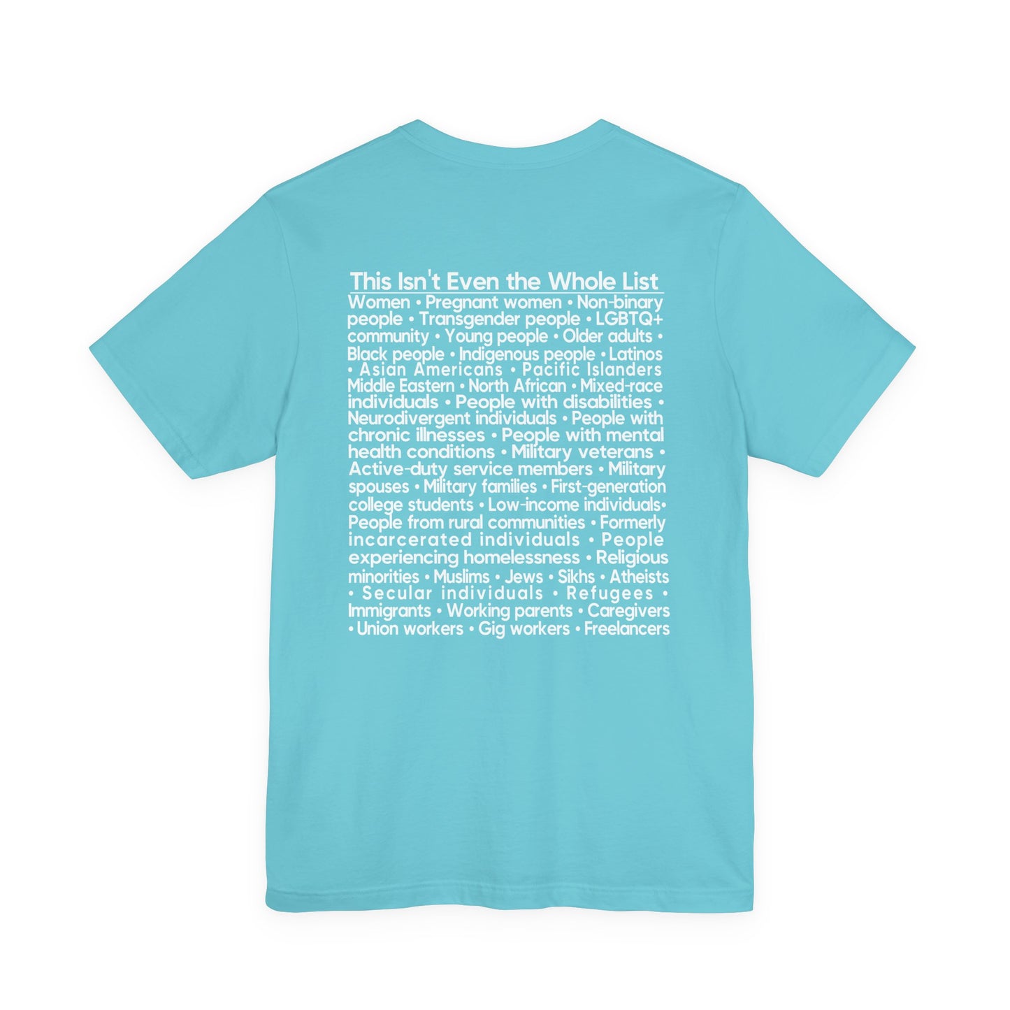 You're Probably DEI Too, Diversity Statement • Unisex Adult Short Sleeve Tee