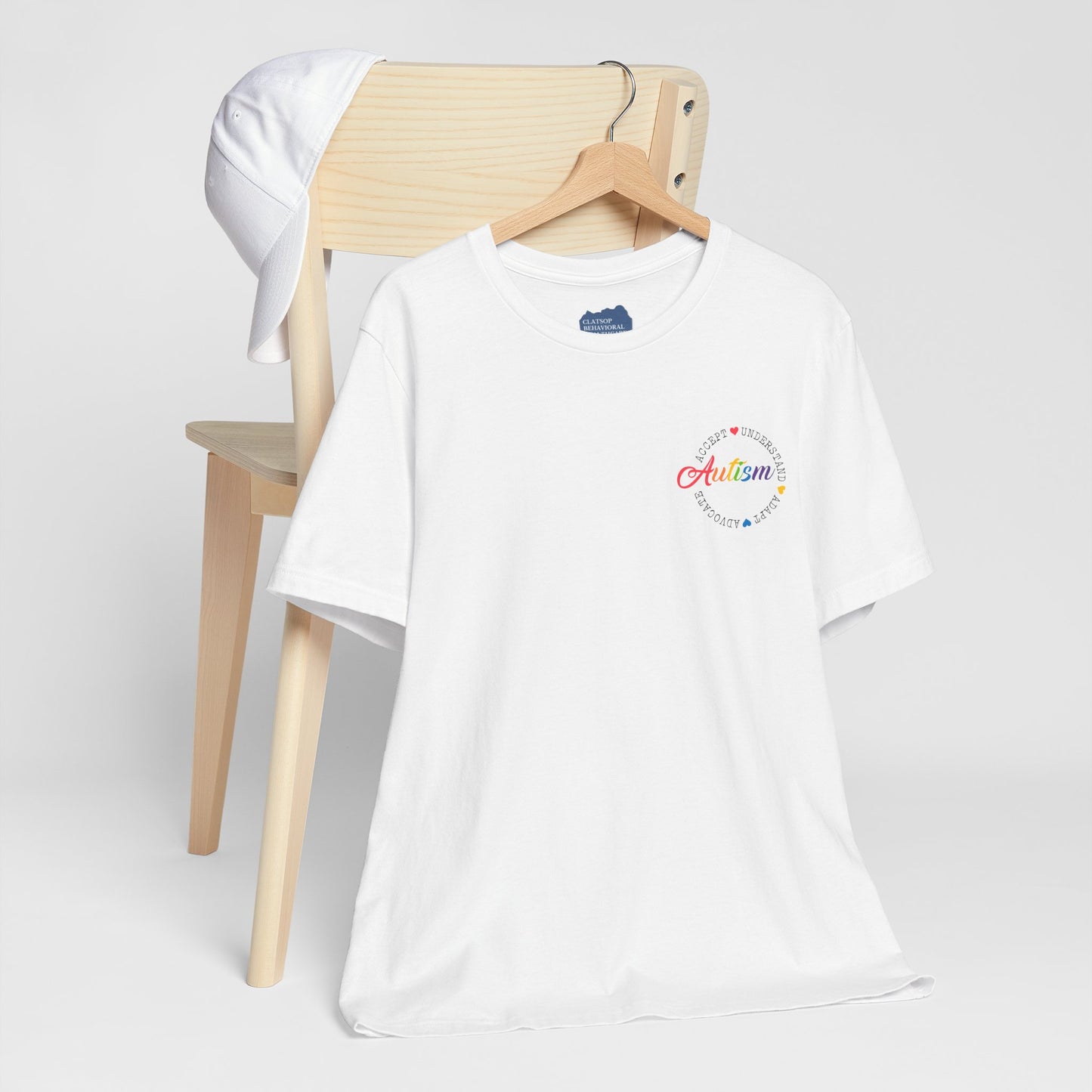 Accept. Understand. Adapt. Advocate. Autism Awareness • Unisex Adult Short Sleeve Tee