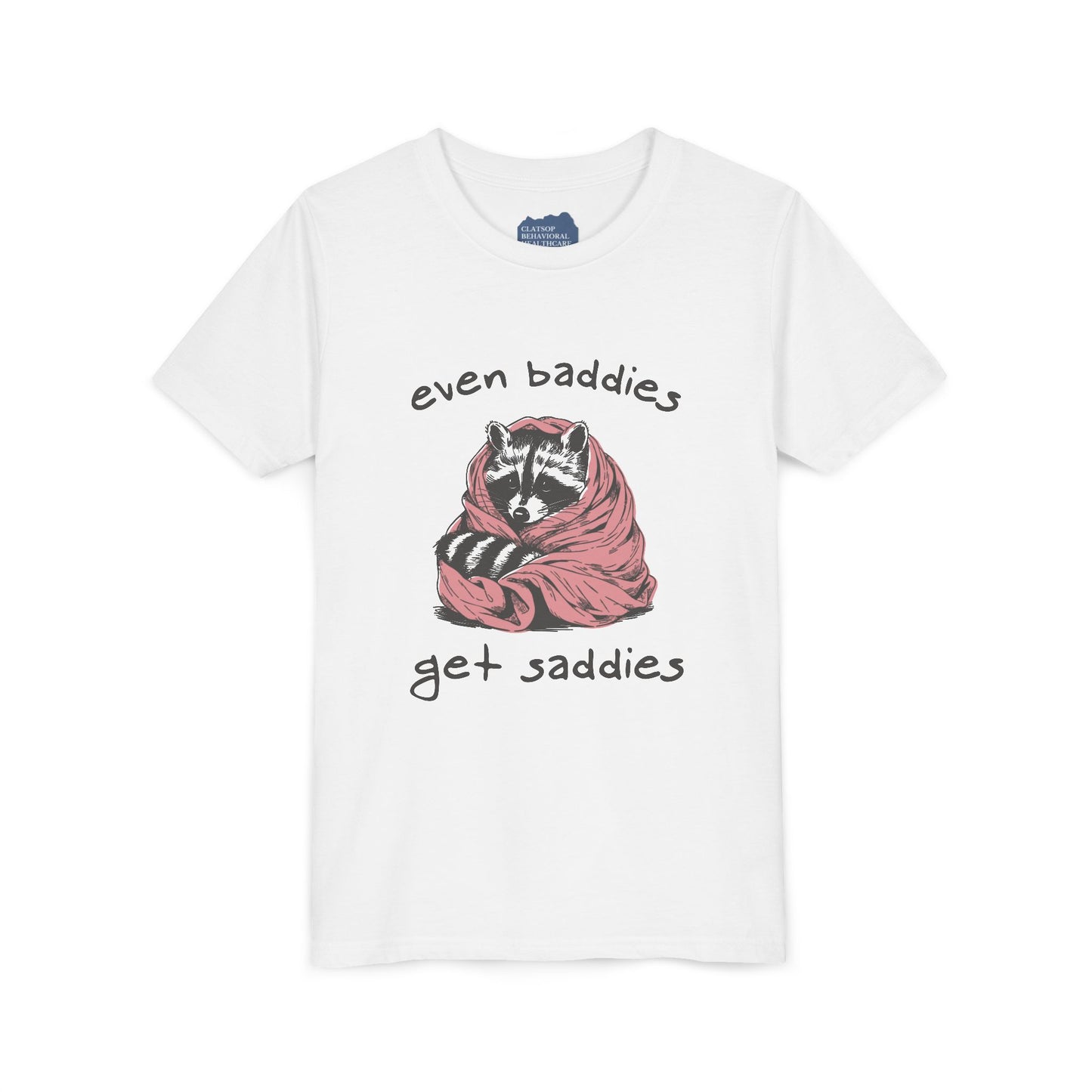 Even Baddies Get Saddies • Unisex Youth Short Sleeve Tee