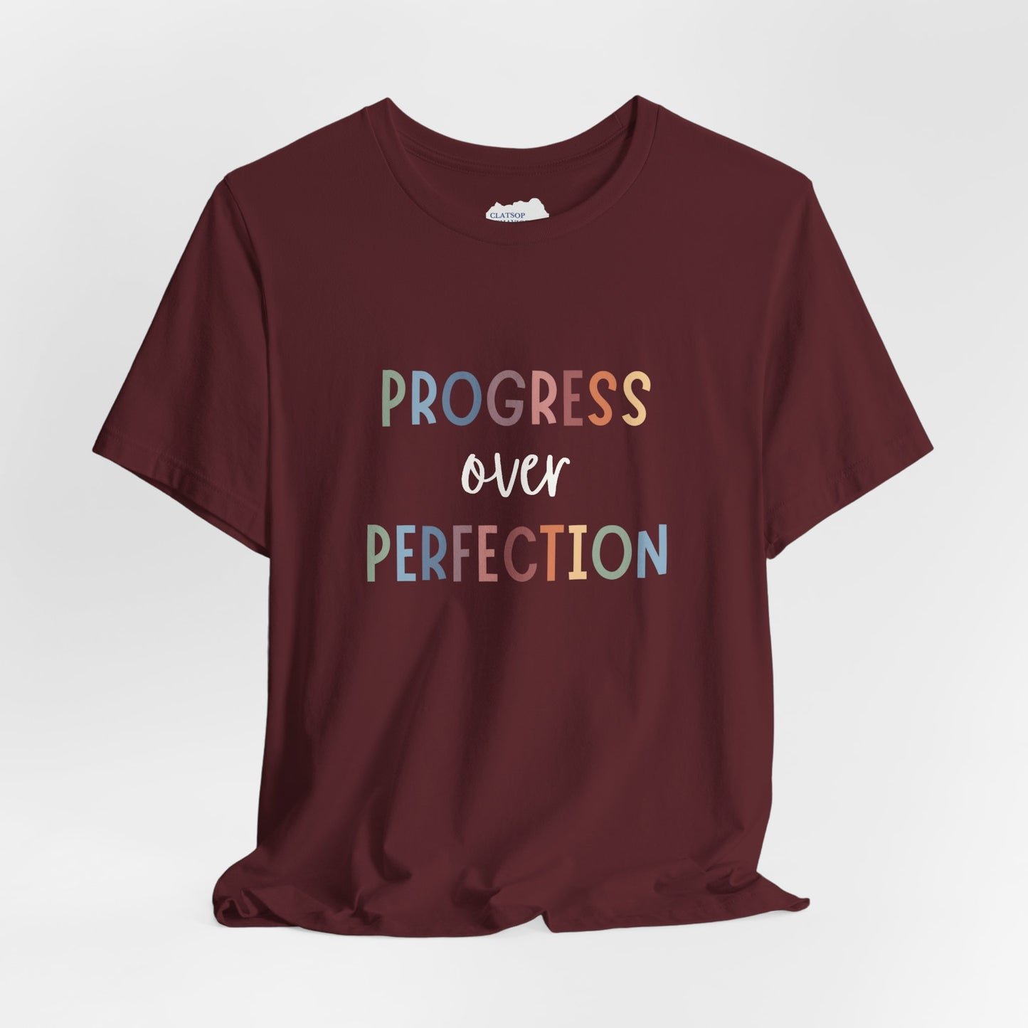 Progress Over Perfection Tee • Unisex Adult Short Sleeve Tee
