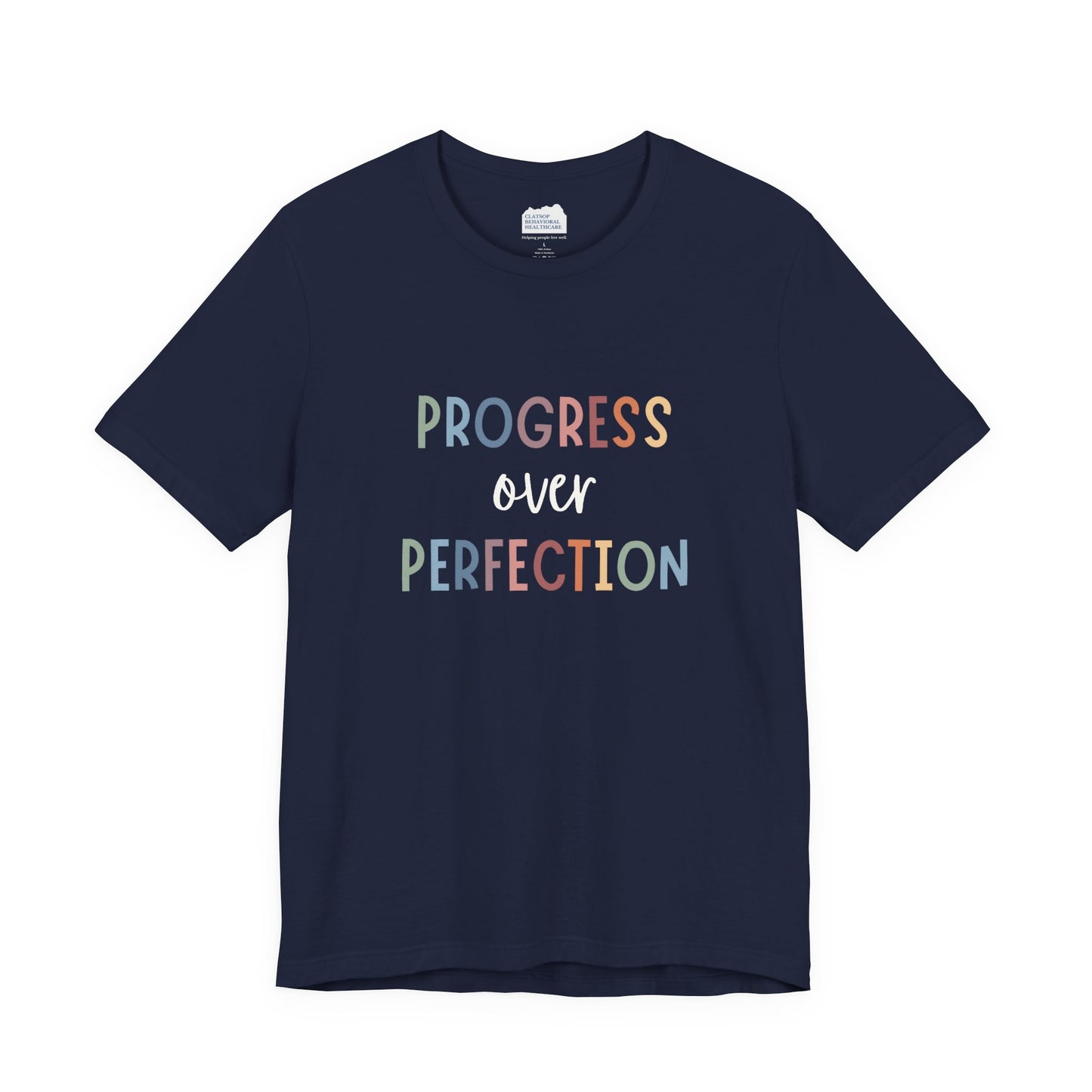 Progress Over Perfection Tee • Unisex Adult Short Sleeve Tee