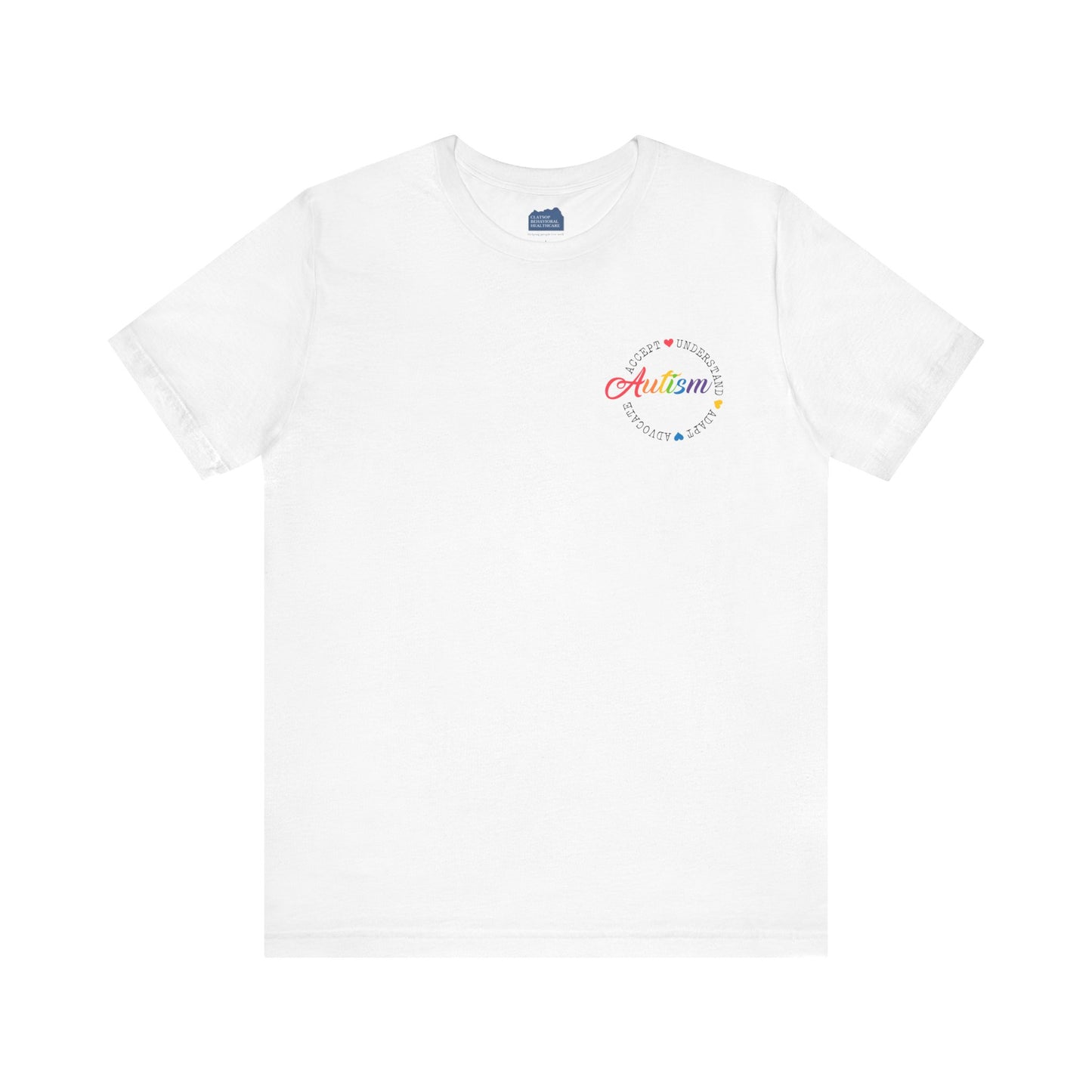 Accept. Understand. Adapt. Advocate. Autism Awareness • Unisex Adult Short Sleeve Tee