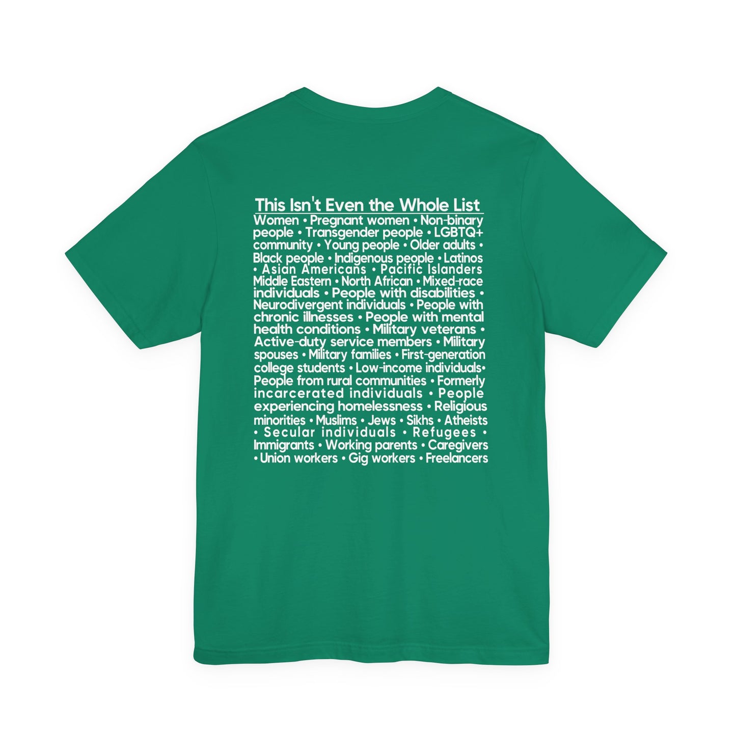 You're Probably DEI Too, Diversity Statement • Unisex Adult Short Sleeve Tee