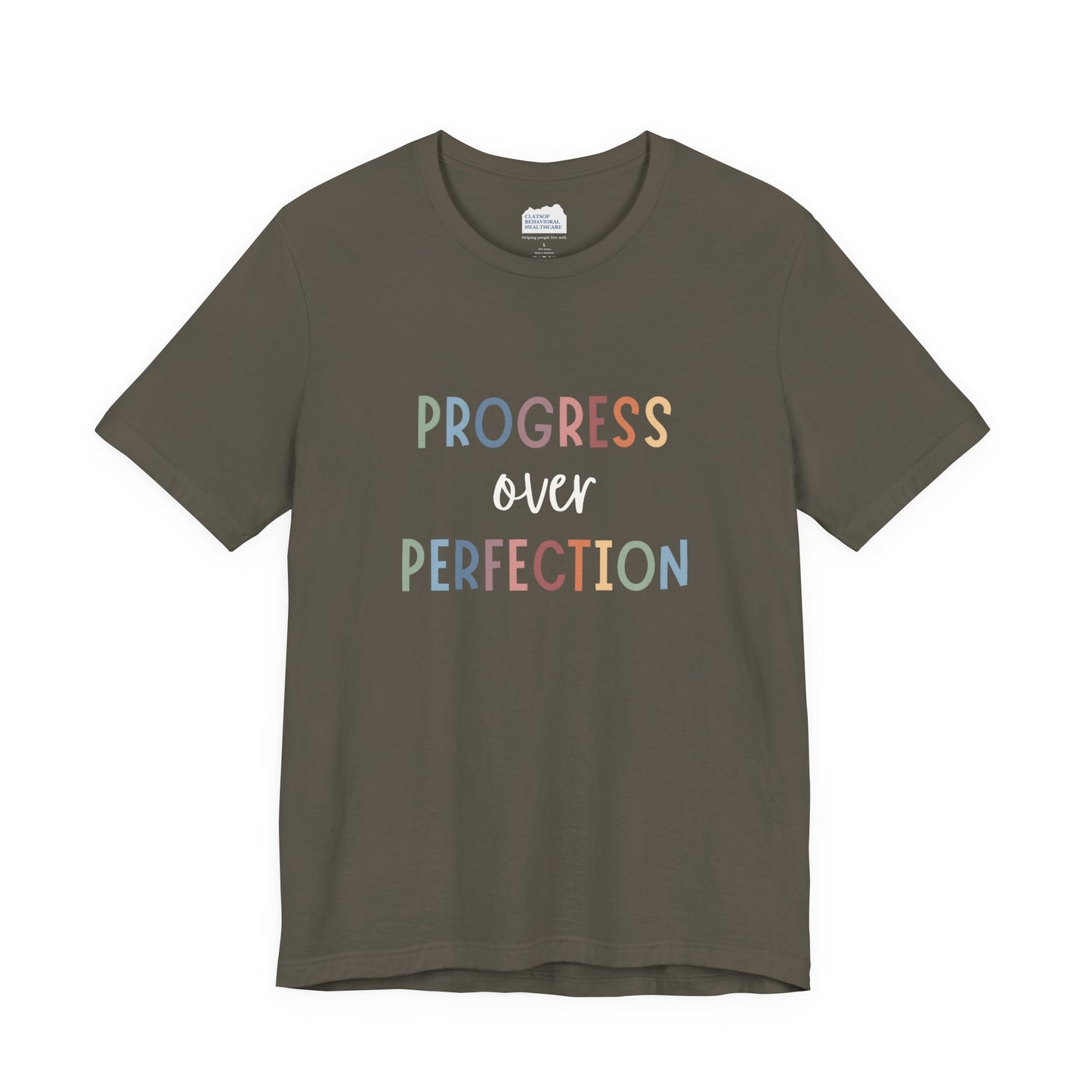 Progress Over Perfection Tee • Unisex Adult Short Sleeve Tee