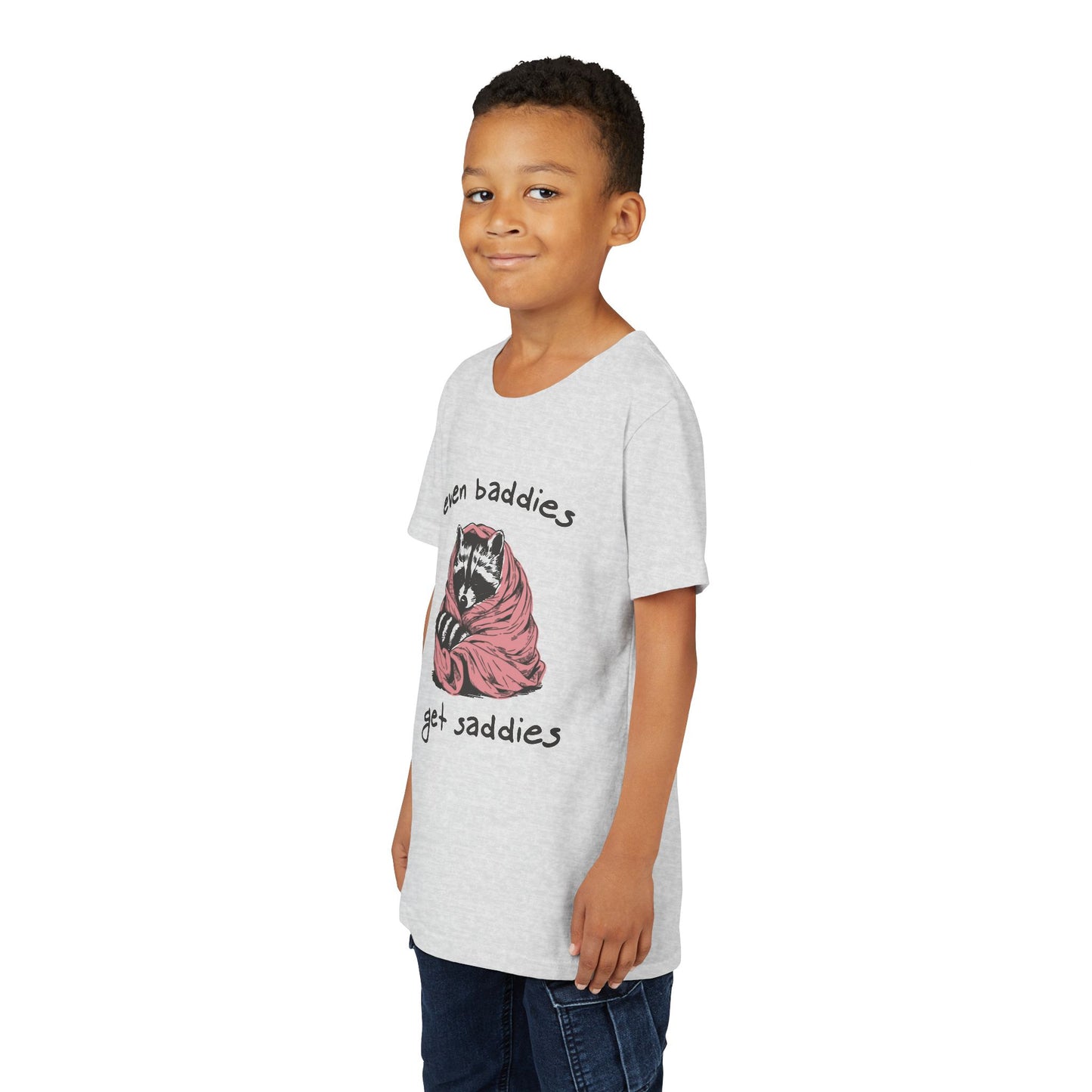 Even Baddies Get Saddies • Unisex Youth Short Sleeve Tee