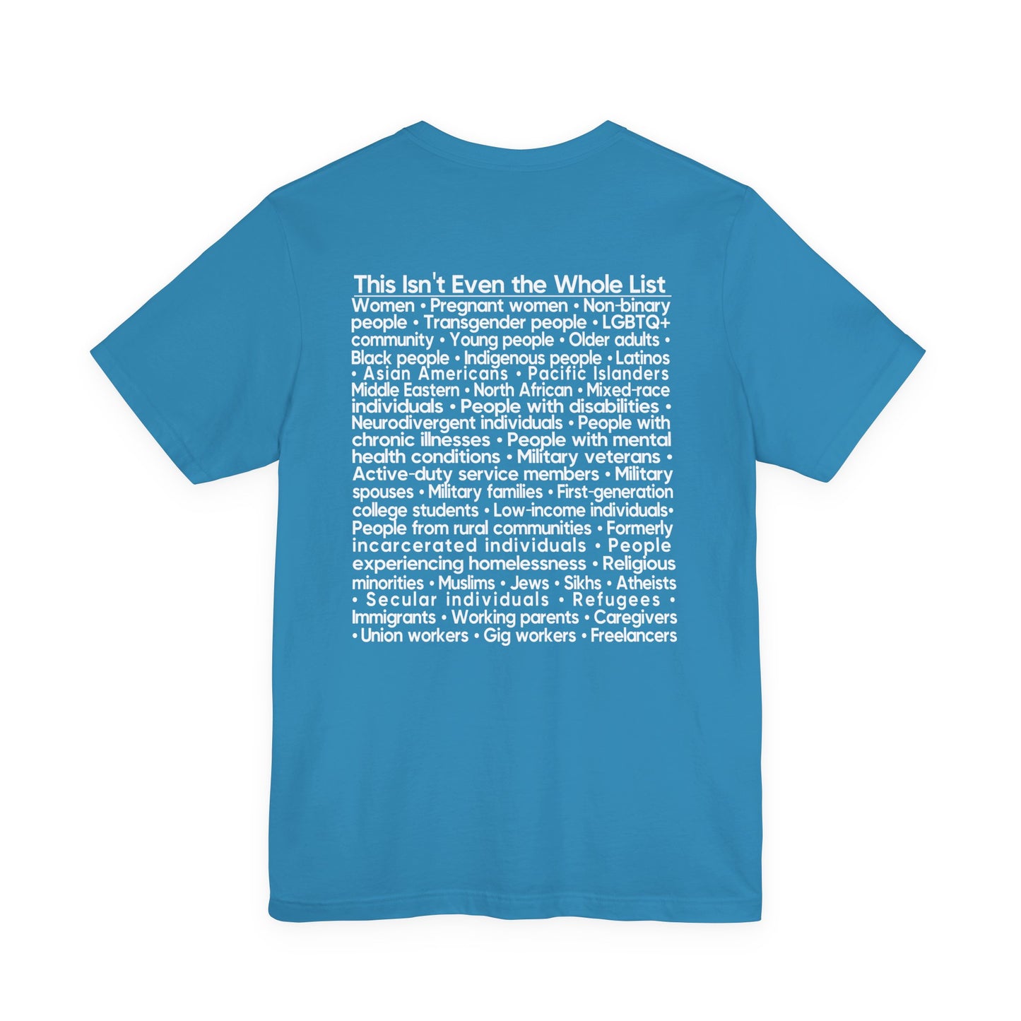 You're Probably DEI Too, Diversity Statement • Unisex Adult Short Sleeve Tee