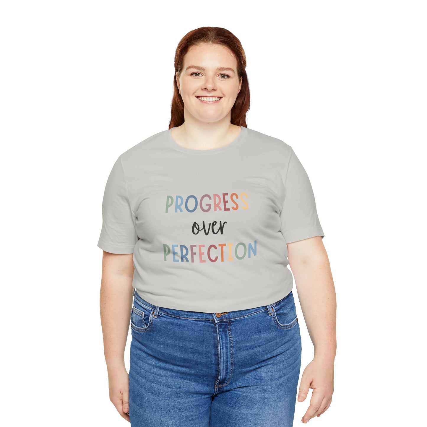 Progress Over Perfection Tee • Unisex Adult Short Sleeve Tee