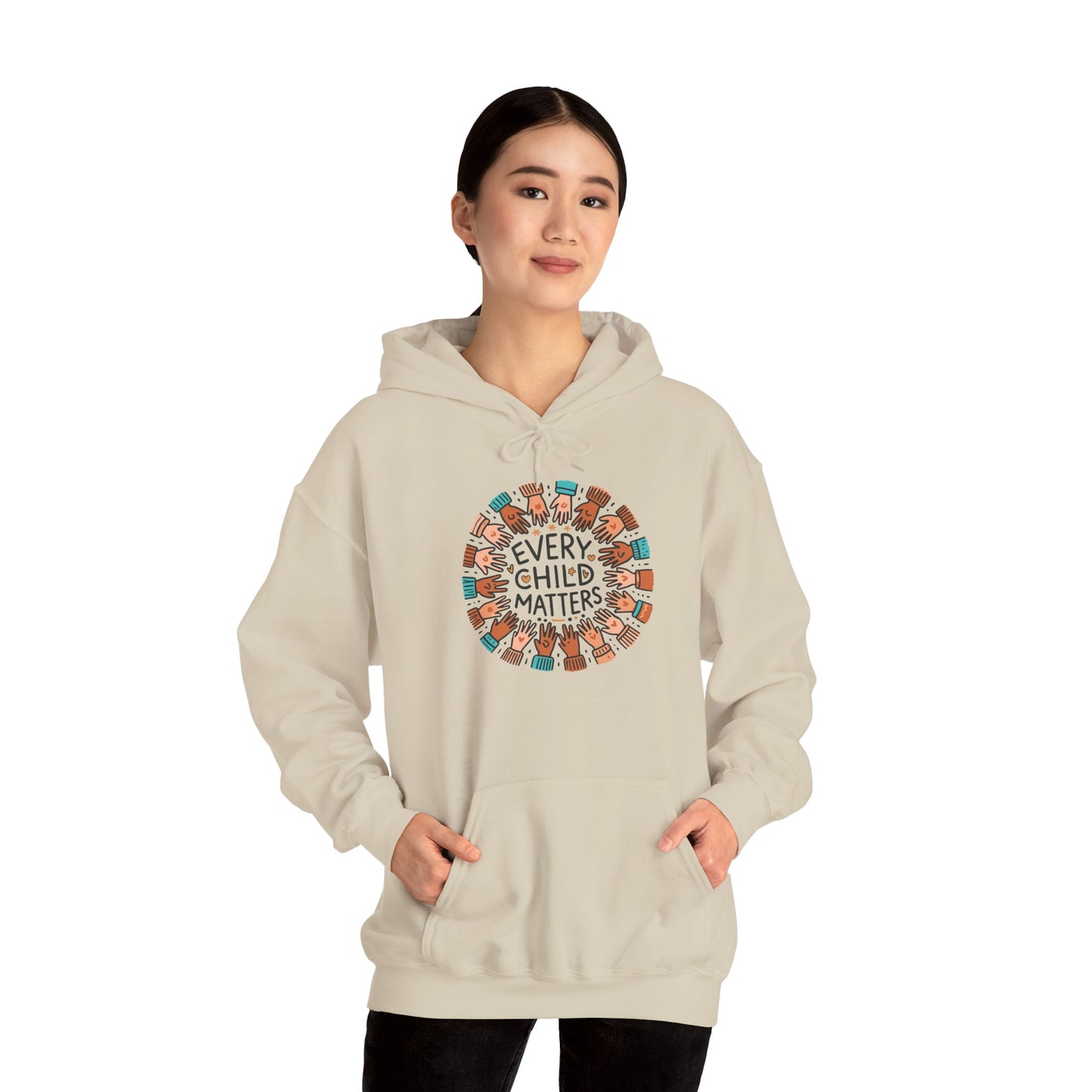 Every Child Matters Diversity Graphic • Unisex Adult Hoodie