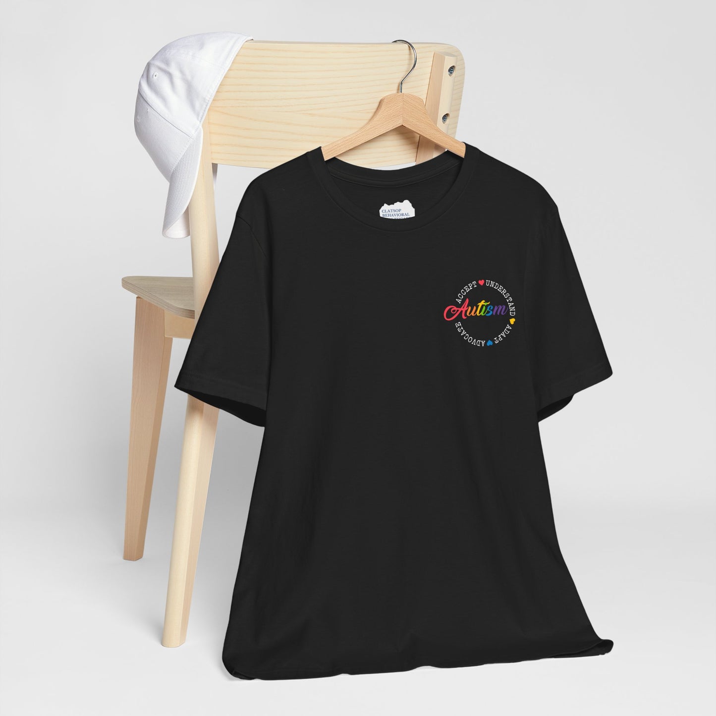 Accept. Understand. Adapt. Advocate. Autism Awareness • Unisex Adult Short Sleeve Tee
