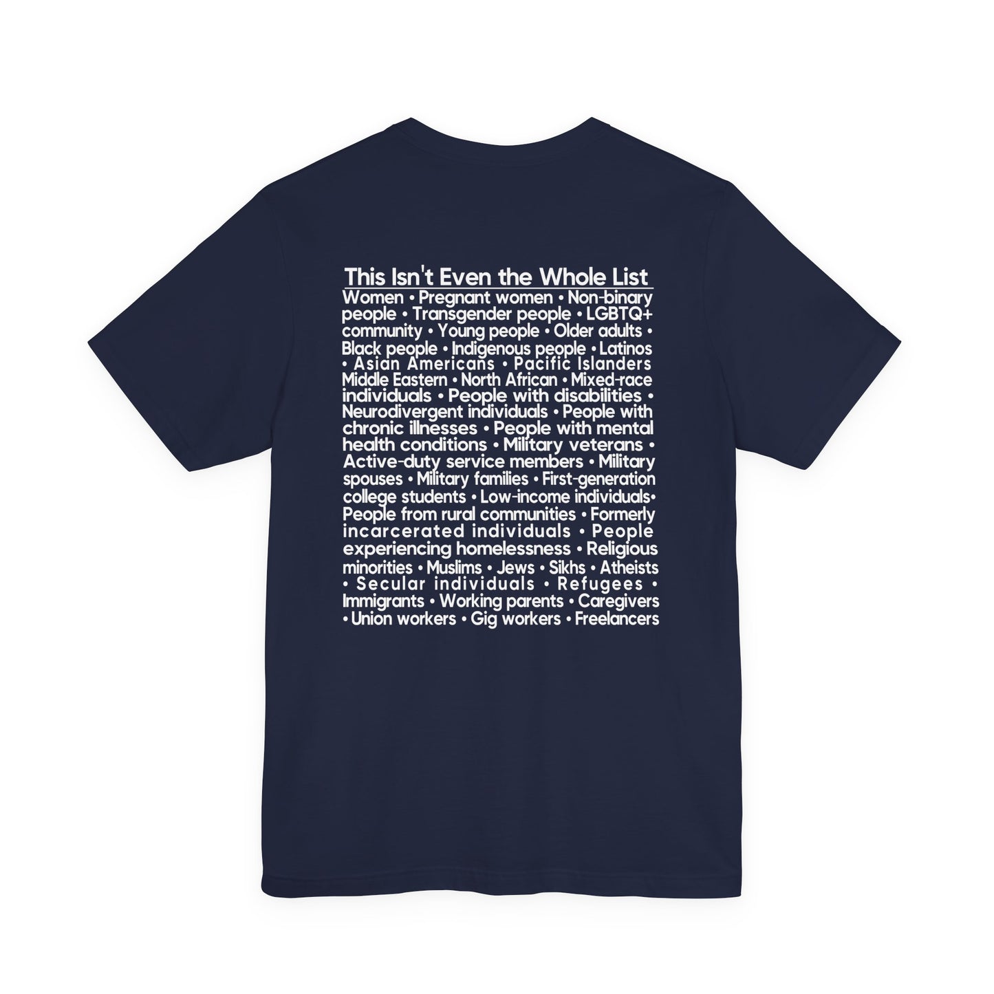 You're Probably DEI Too, Diversity Statement • Unisex Adult Short Sleeve Tee