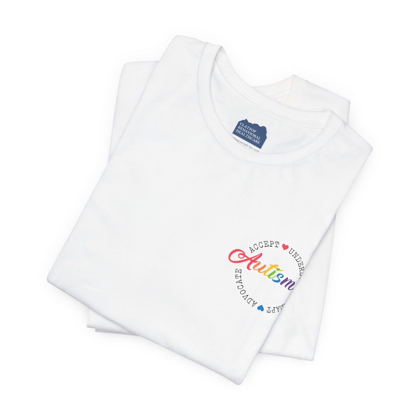 Accept. Understand. Adapt. Advocate. Autism Awareness • Unisex Adult Short Sleeve Tee
