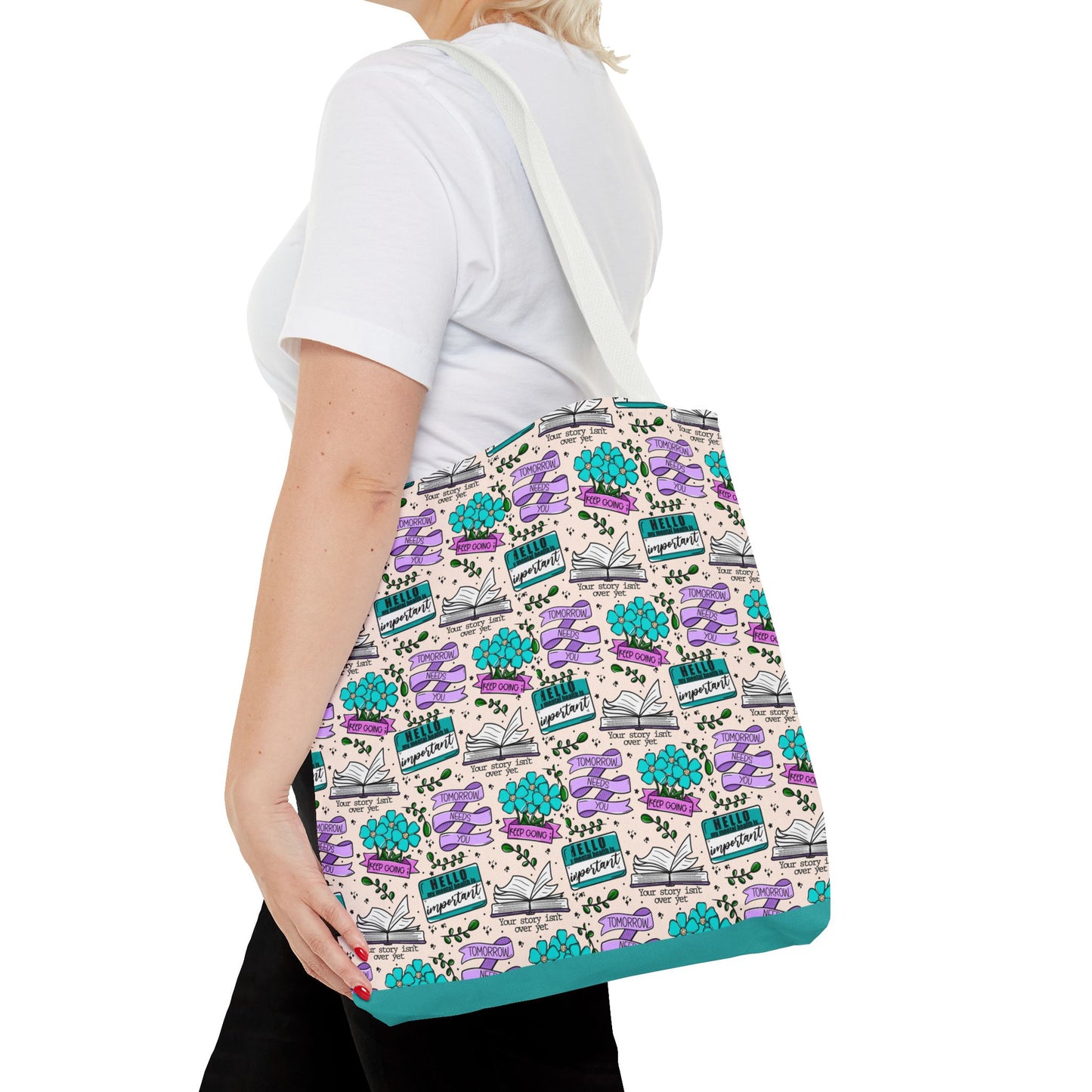Suicide Prevention Reminder Messages Bag | Eco-Friendly Tote Bag