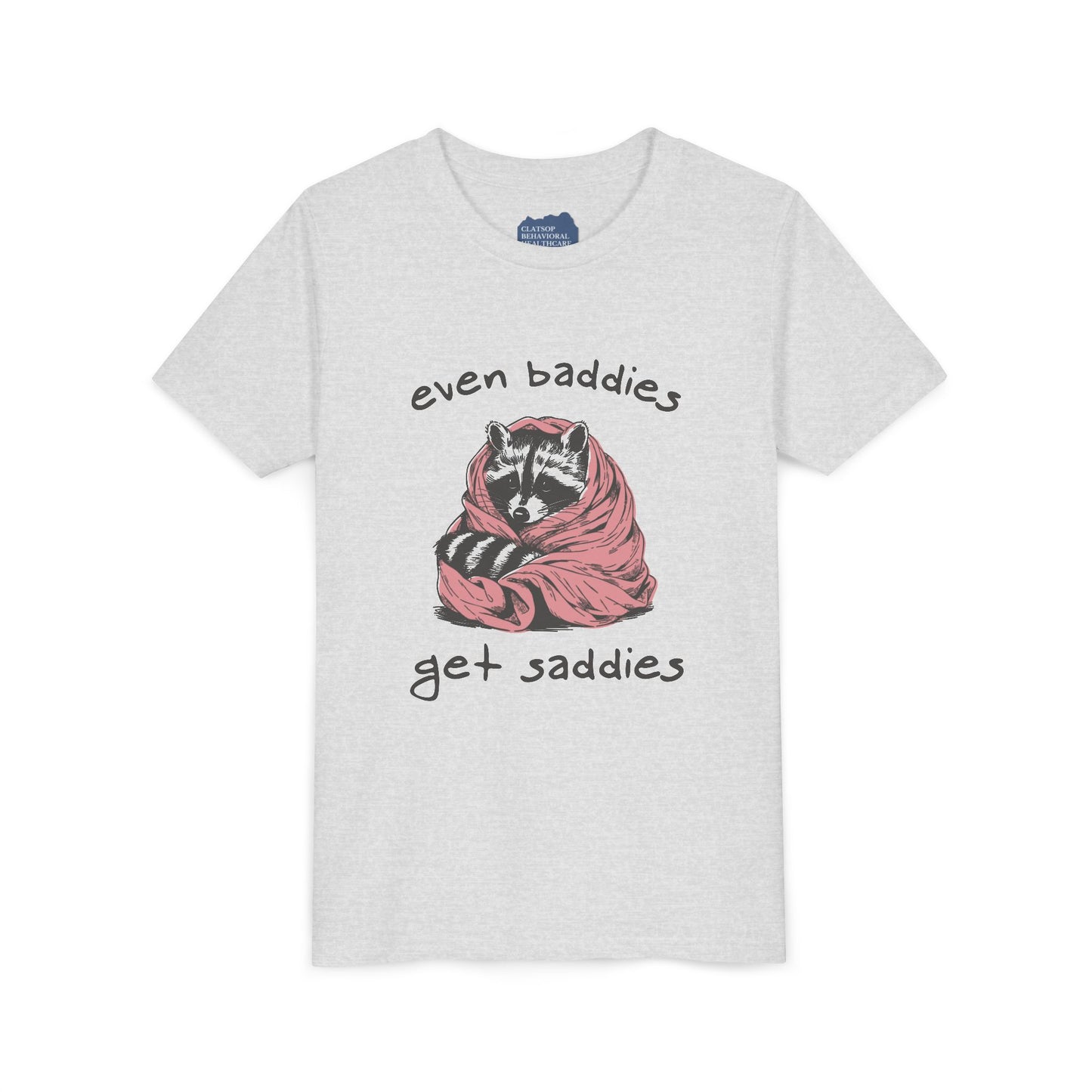 Even Baddies Get Saddies • Unisex Youth Short Sleeve Tee