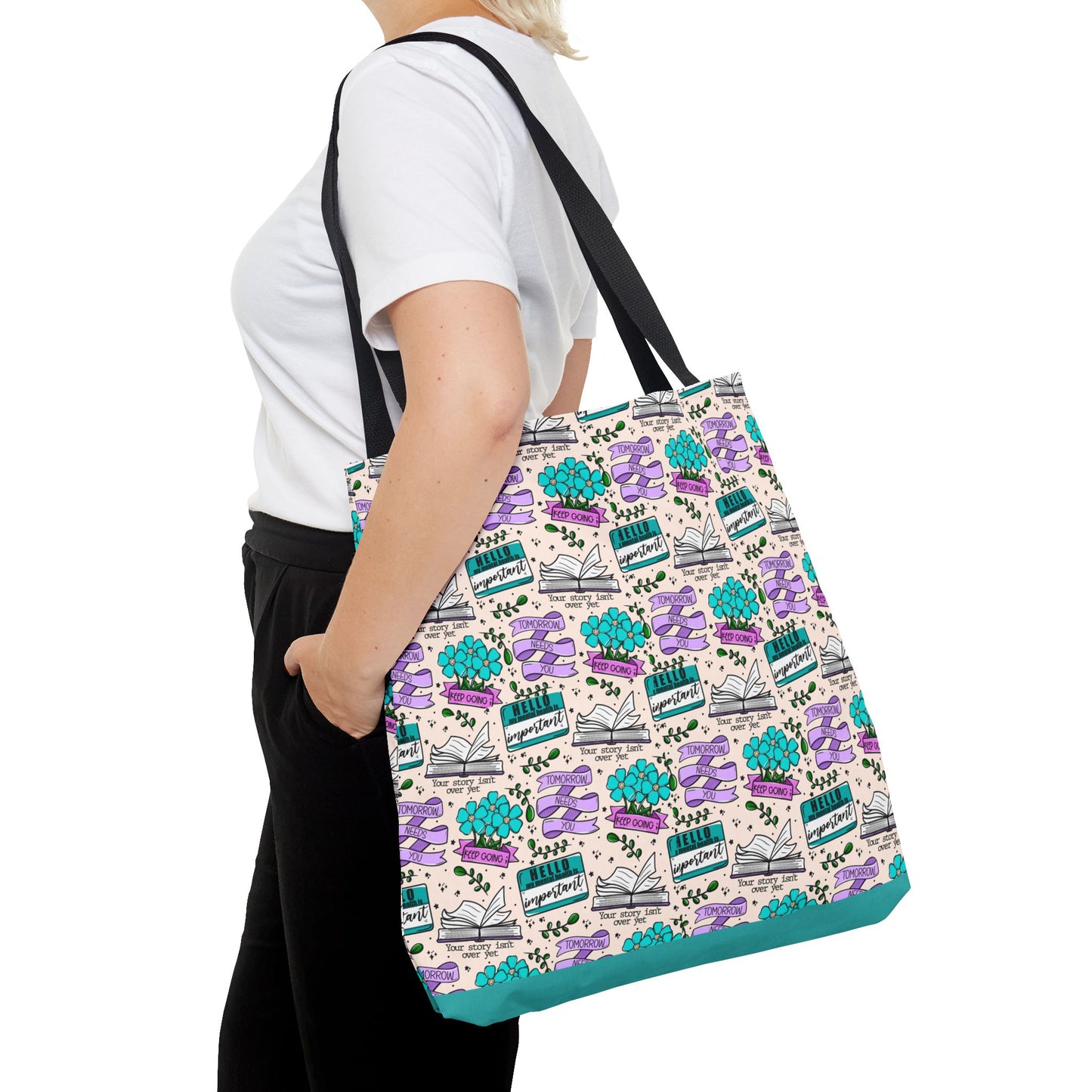 Suicide Prevention Reminder Messages Bag | Eco-Friendly Tote Bag