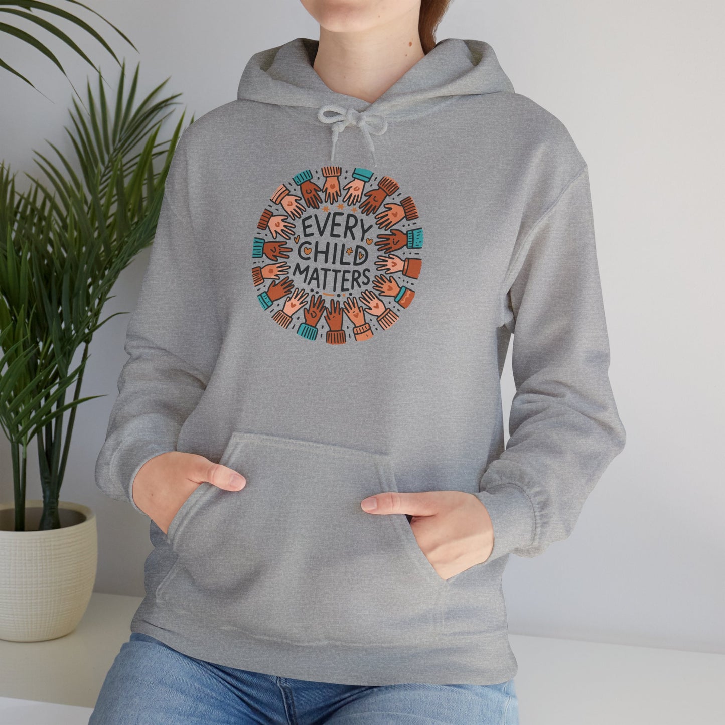Every Child Matters Diversity Graphic • Unisex Adult Hoodie