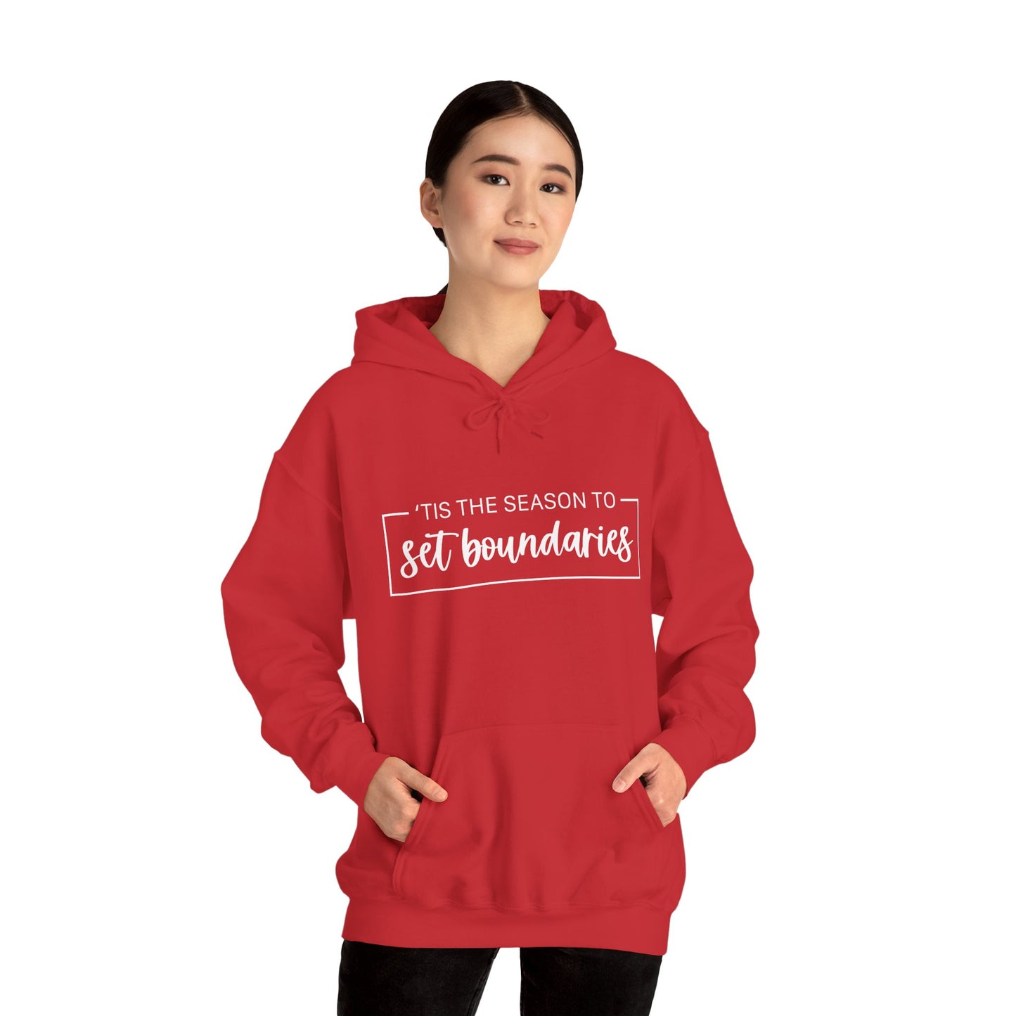 'Tis The Season To Set Boundaries • Unisex Adult Hoodie