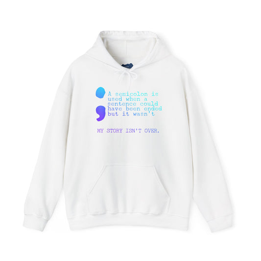 Semicolon Suicide Attempt Survivor Awareness | Unisex Adult Hoodie