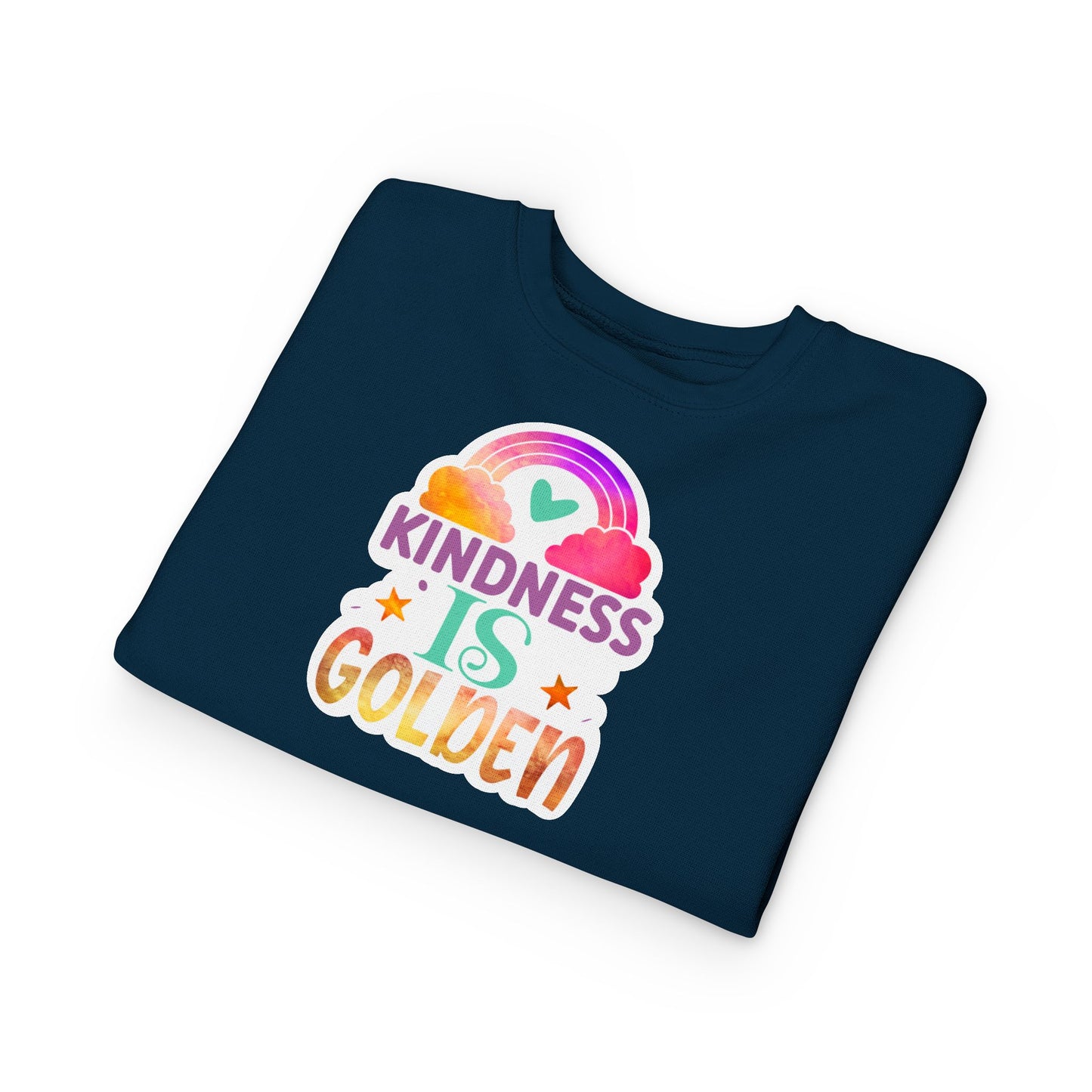 Kindness is Golden • Unisex Toddler Crewneck Sweatshirt