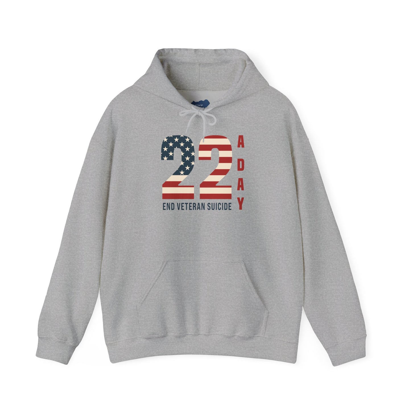 '22 a Day' End Veteran Suicide | Unisex Adult Hoodie