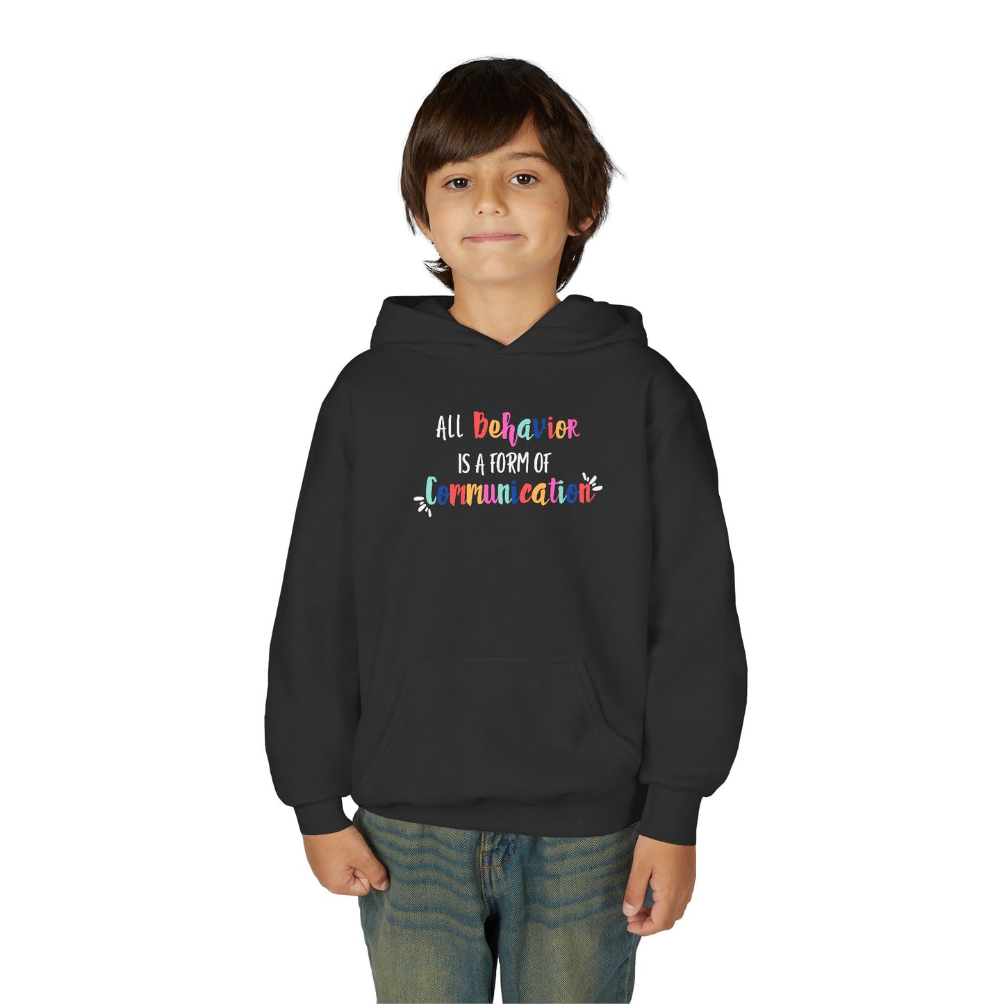 All Behavior is a Form of Communication • Unisex Youth Hoodie