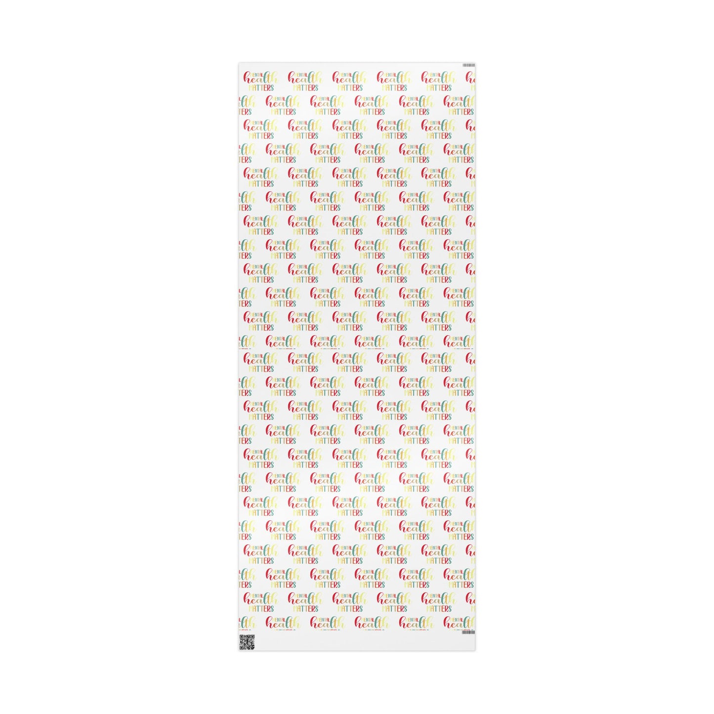 Gradient "Mental Health Matters" • Wrapping Paper Roll