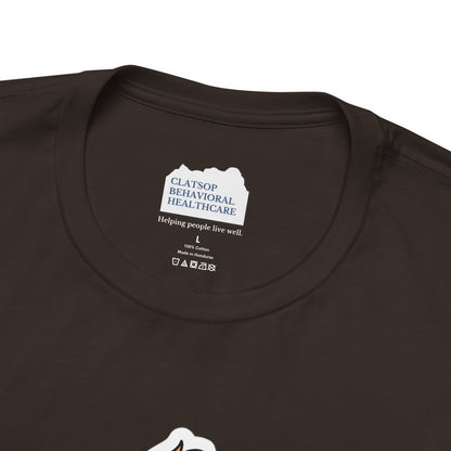 Bigfoot Is Scary Mental Health Awareness Tee | Adult Unisex T-Shirt
