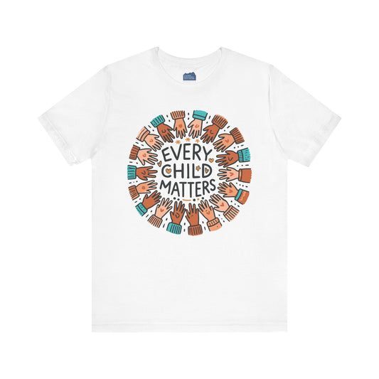 Every Child Matters Diversity Graphic • Unisex Adult Short Sleeve Tee