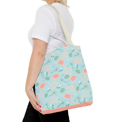 Mental Health Matters Pattern | Eco-friendly Shopping Tote