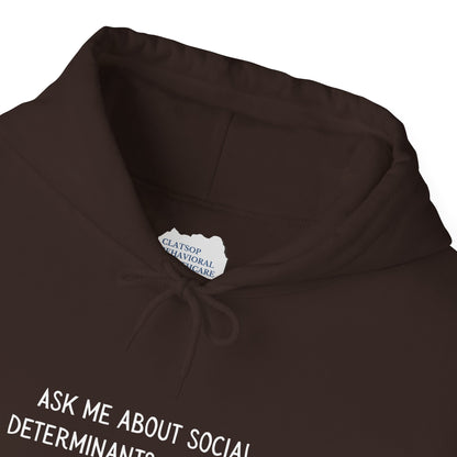 Ask Me About Social Determinants of Health • Unisex Adult Hoodie
