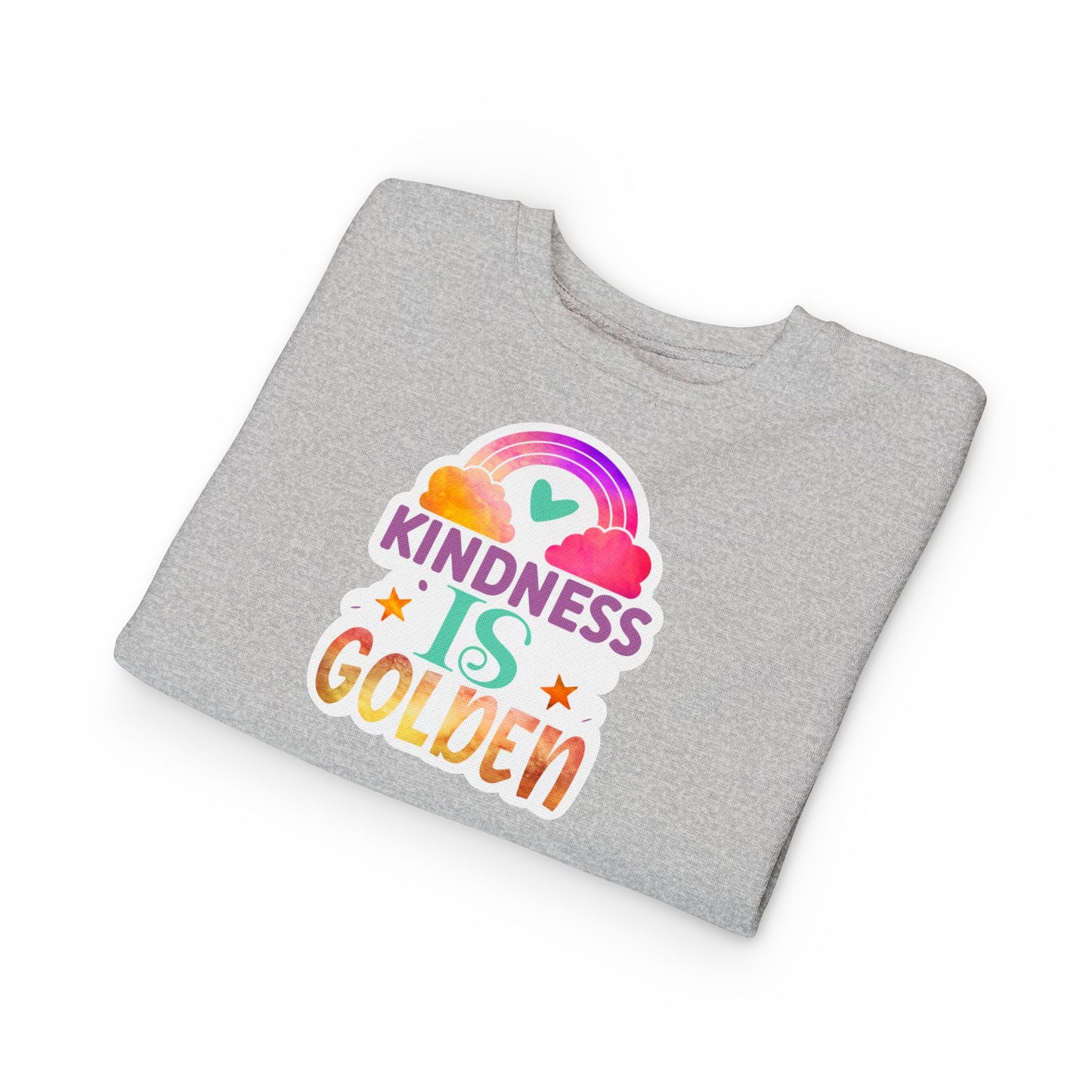 Kindness is Golden • Unisex Toddler Crewneck Sweatshirt