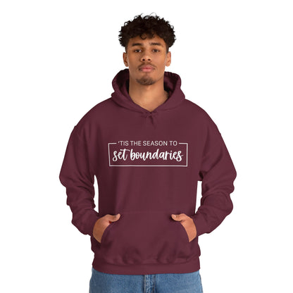 'Tis The Season To Set Boundaries • Unisex Adult Hoodie
