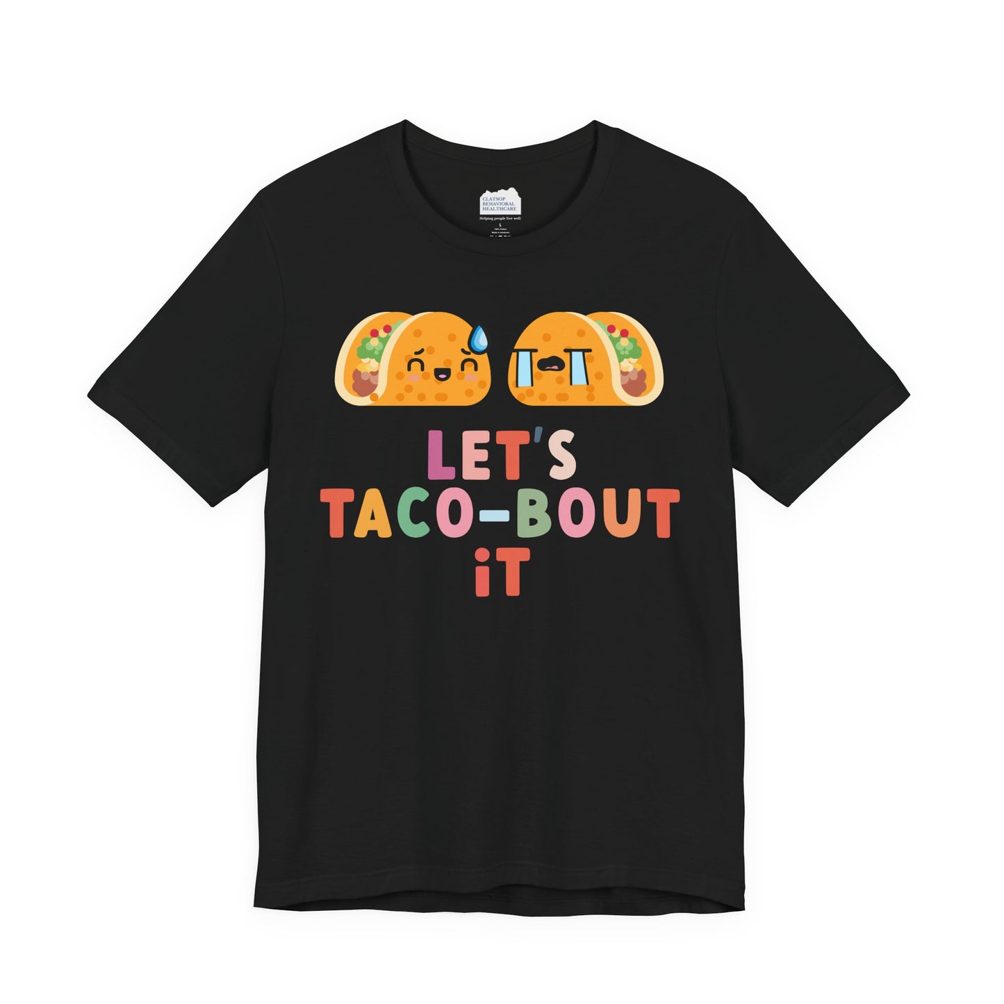 Let's Taco-bout It • Unisex Adult Short Sleeve T-Shirt