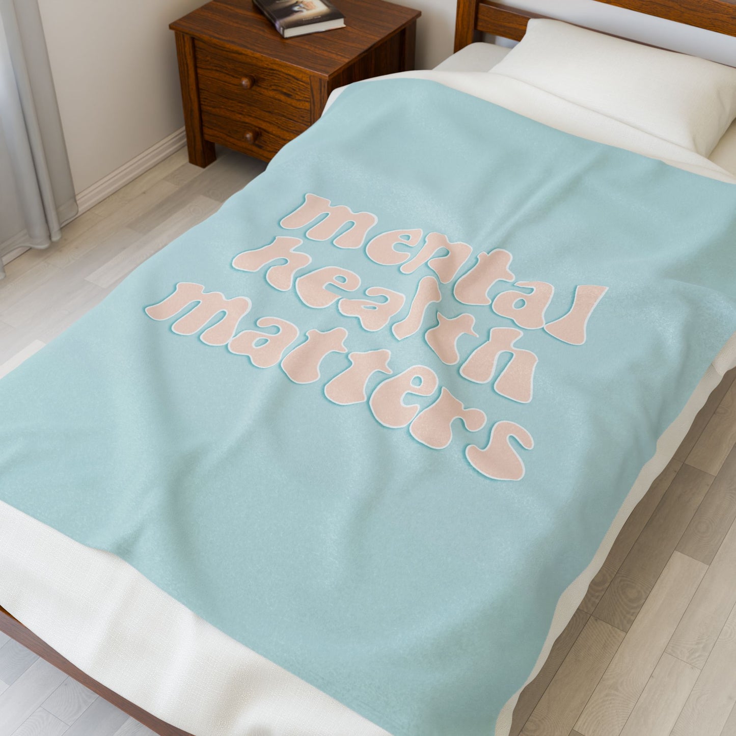 Mental Health Matters | Velveteen Plush Blanket
