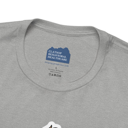 Bigfoot Is Scary Mental Health Awareness Tee | Adult Unisex T-Shirt