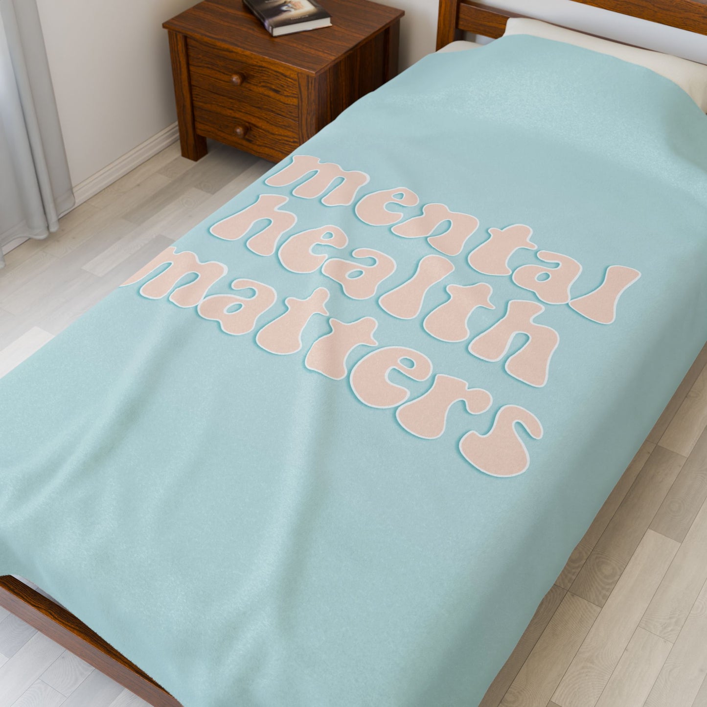 Mental Health Matters | Velveteen Plush Blanket