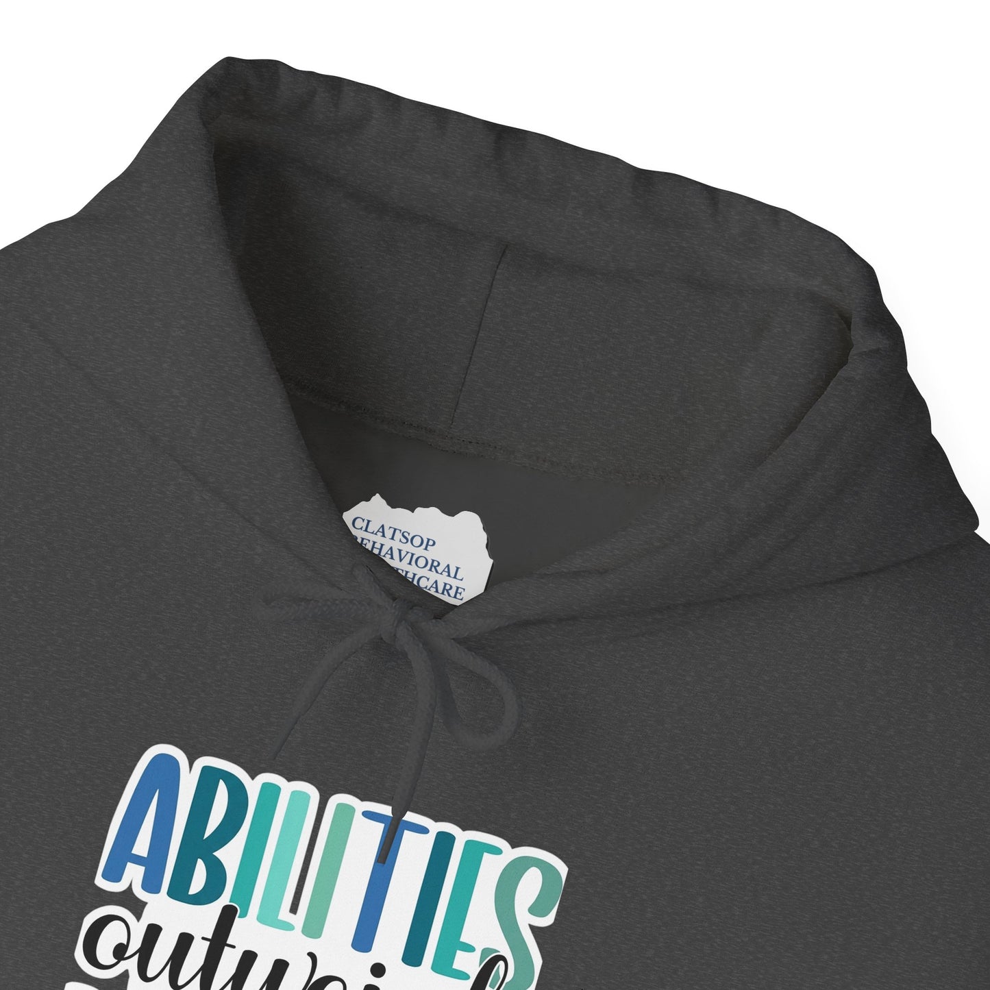 Abilities Outweigh Disabilities Disability Awareness Hoodie | Adult Unisex Hoodie
