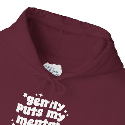 Gently Puts My Mental Health in Rice • Unisex Adult Hoodie